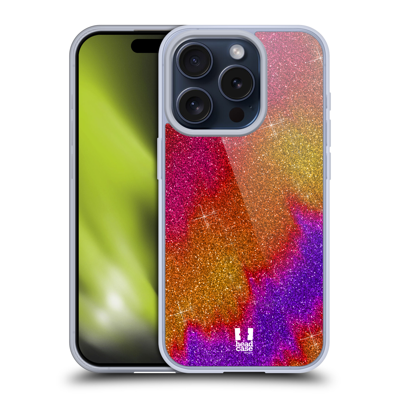 HEAD CASE DESIGNS GLITTERING PATTERNS SOFT GEL CASE FOR APPLE iPHONE PHONES - Picture 10 of 13