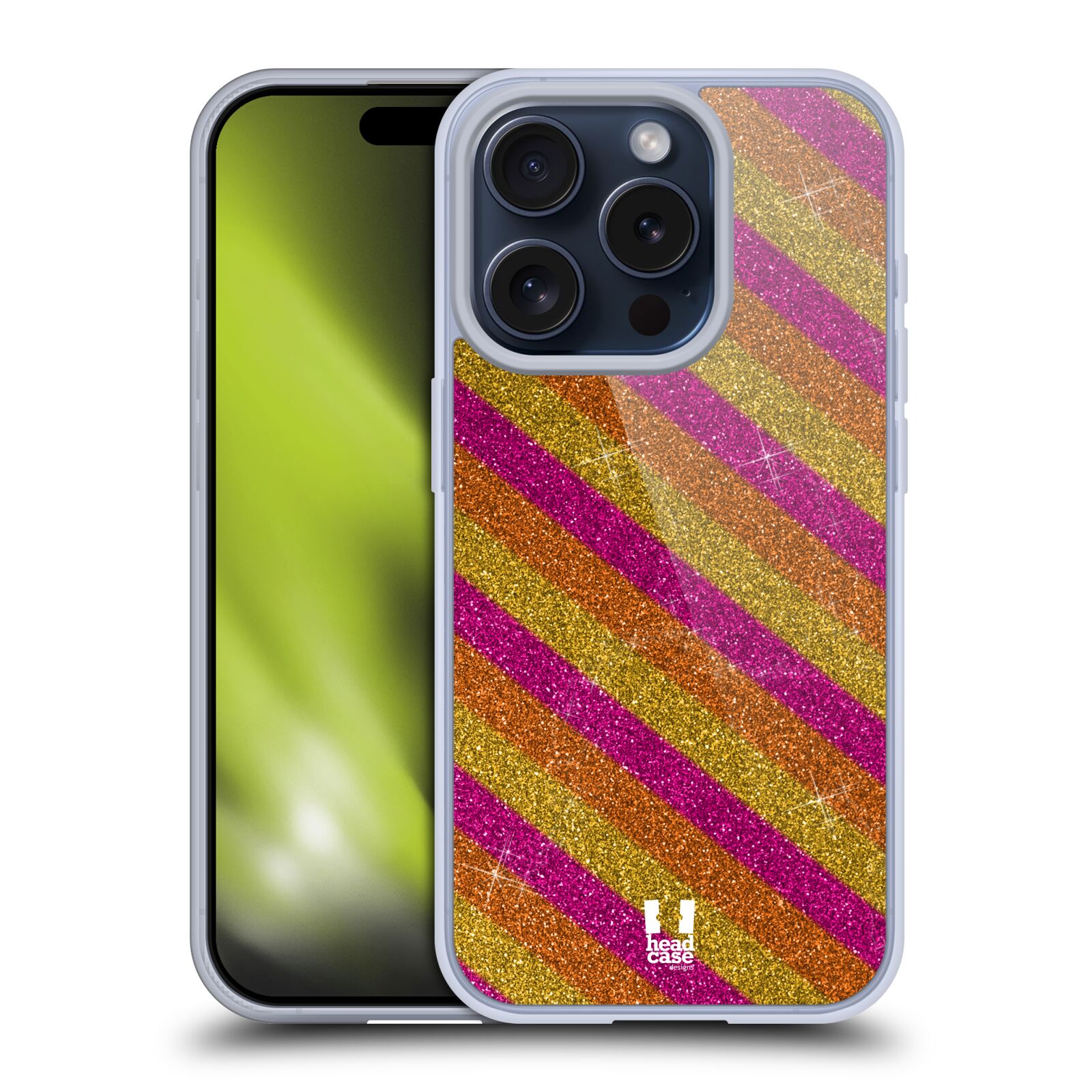 HEAD CASE DESIGNS GLITTERING PATTERNS SOFT GEL CASE FOR APPLE iPHONE PHONES - Picture 12 of 13
