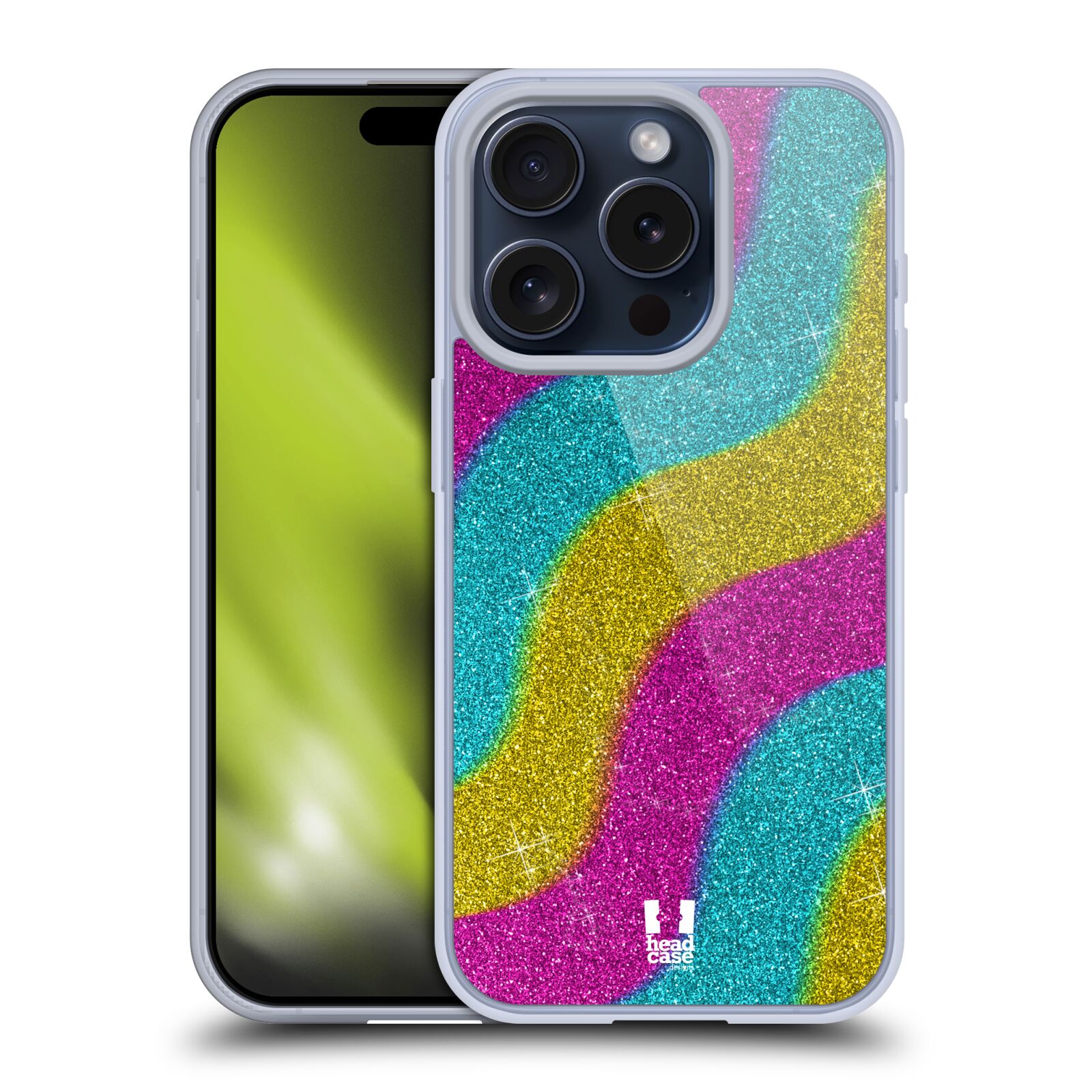 HEAD CASE DESIGNS GLITTERING PATTERNS SOFT GEL CASE FOR APPLE iPHONE PHONES - Picture 13 of 13