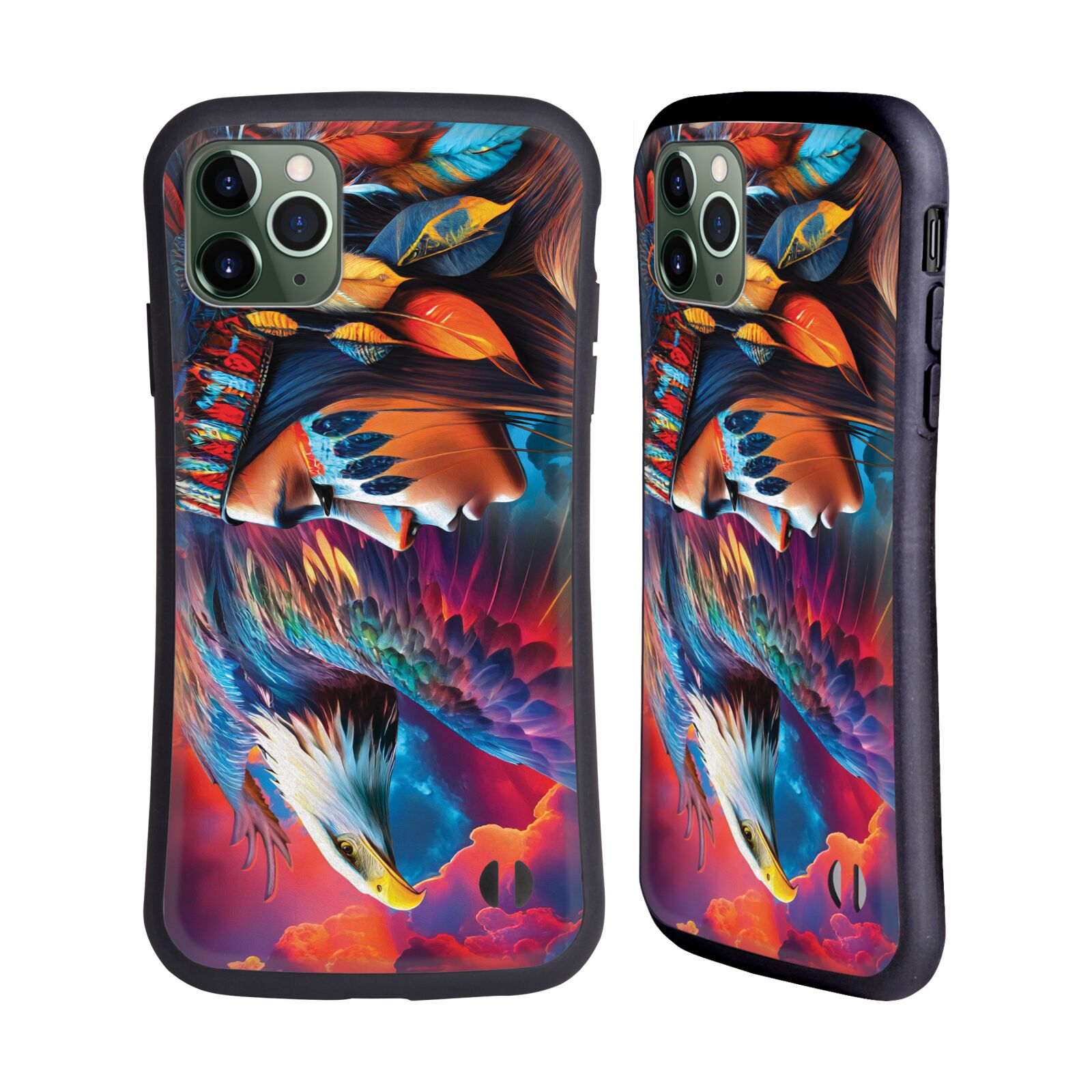 MICHAEL DAVID WARD PSYCHEDELIC ART HYBRID CASE FOR APPLE iPHONES PHONES - Picture 10 of 17