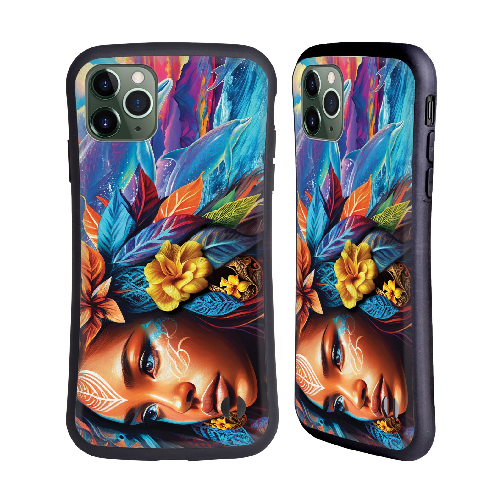 MICHAEL DAVID WARD PSYCHEDELIC ART HYBRID CASE FOR APPLE iPHONES PHONES - Picture 13 of 17