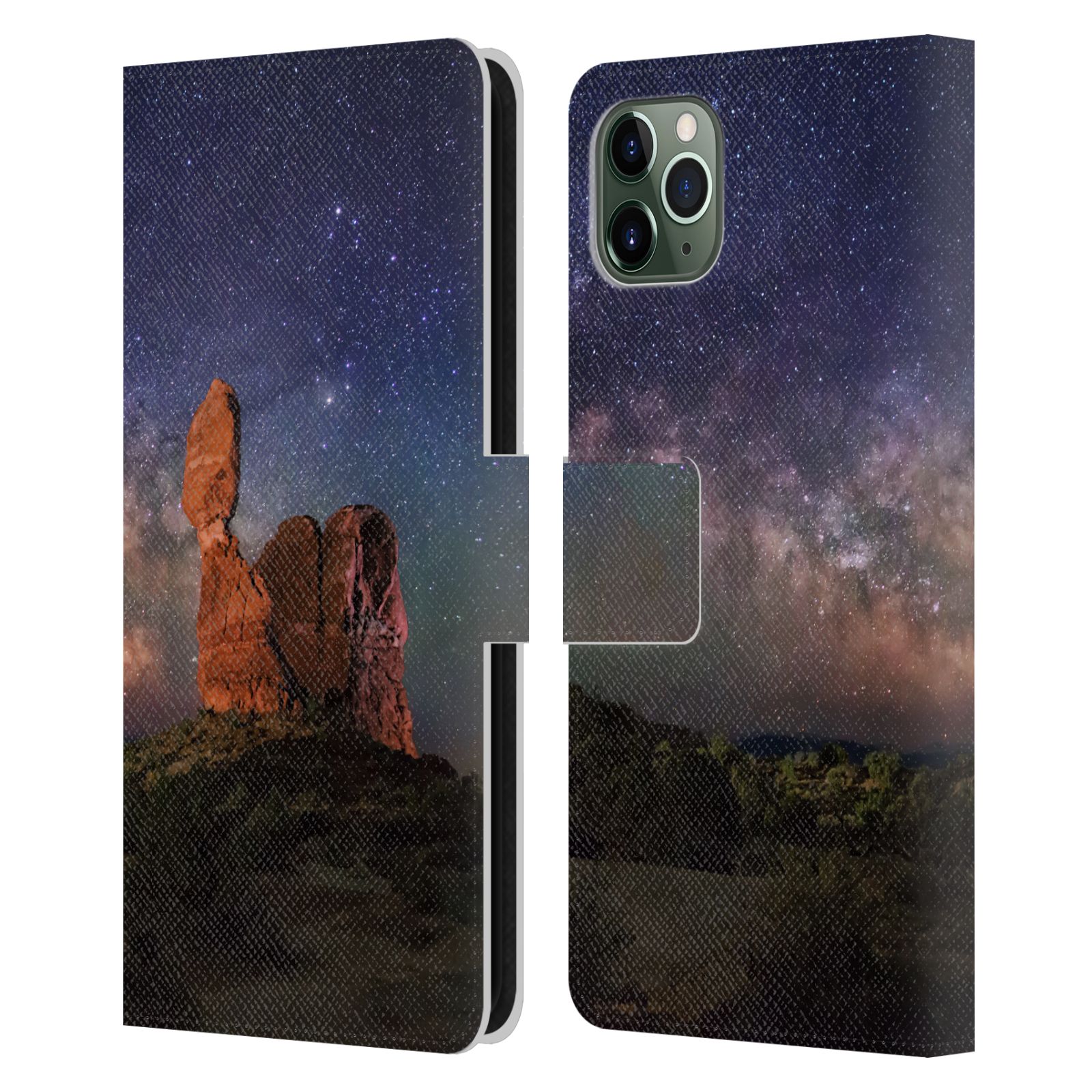 ROYCE BAIR vendu PAYSAGES NOCTURNES ÉTUI COQUE EN CUIR POUR APPLE iPHONE TÉLÉPHONES