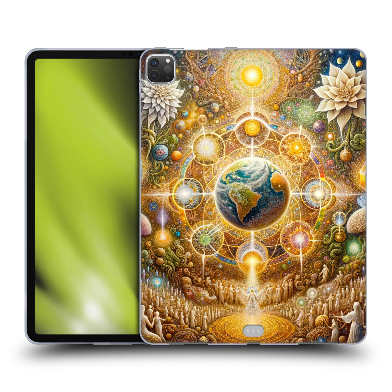 SHAMBHALA LIGHT VISIONARY ART CELESTIAL GRAPHICS GEL CASE APPLE SAMSUNG KINDLE - Picture 17 of 20