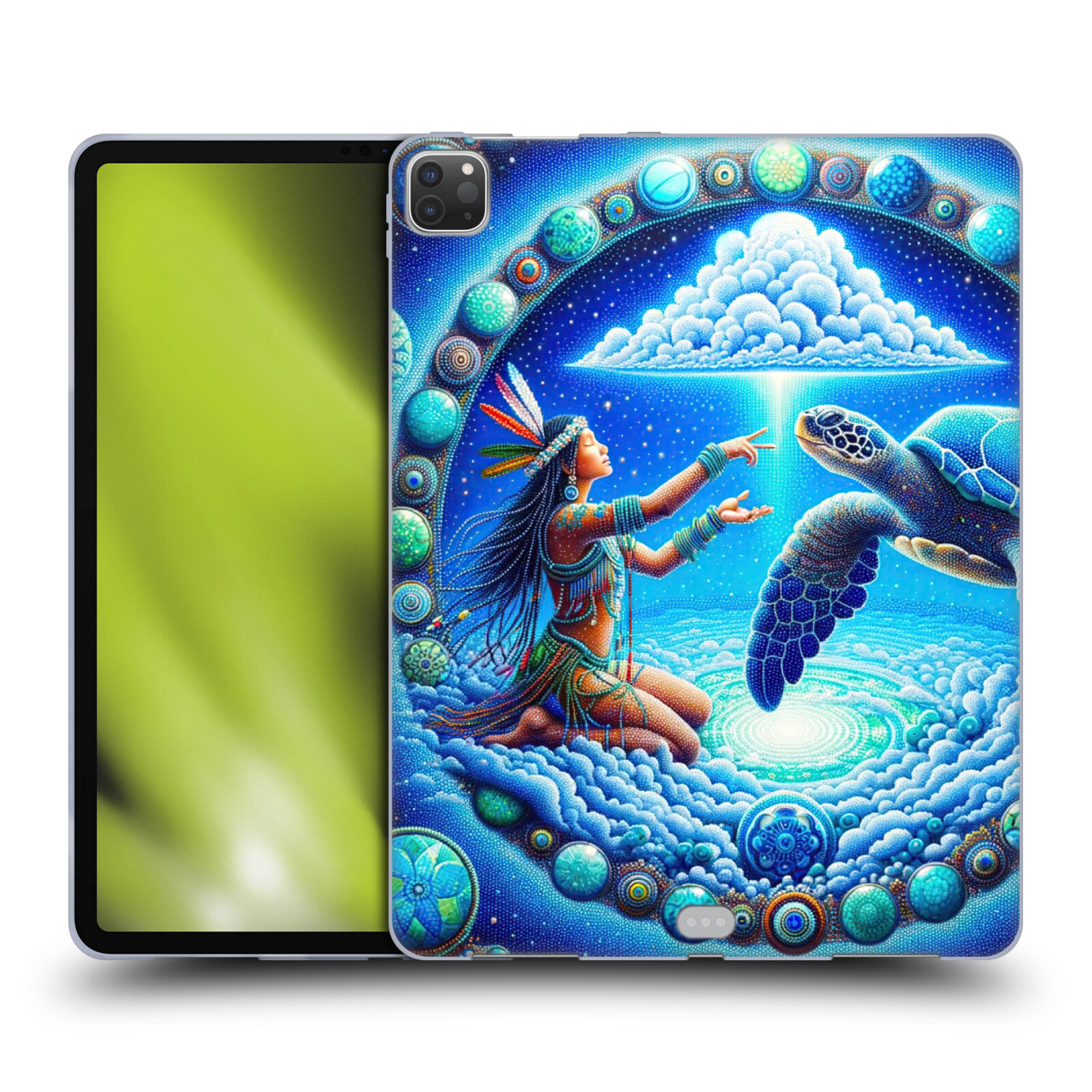 SHAMBHALA LIGHT VISIONARY ART CELESTIAL GRAPHICS GEL CASE APPLE SAMSUNG KINDLE - Picture 16 of 20