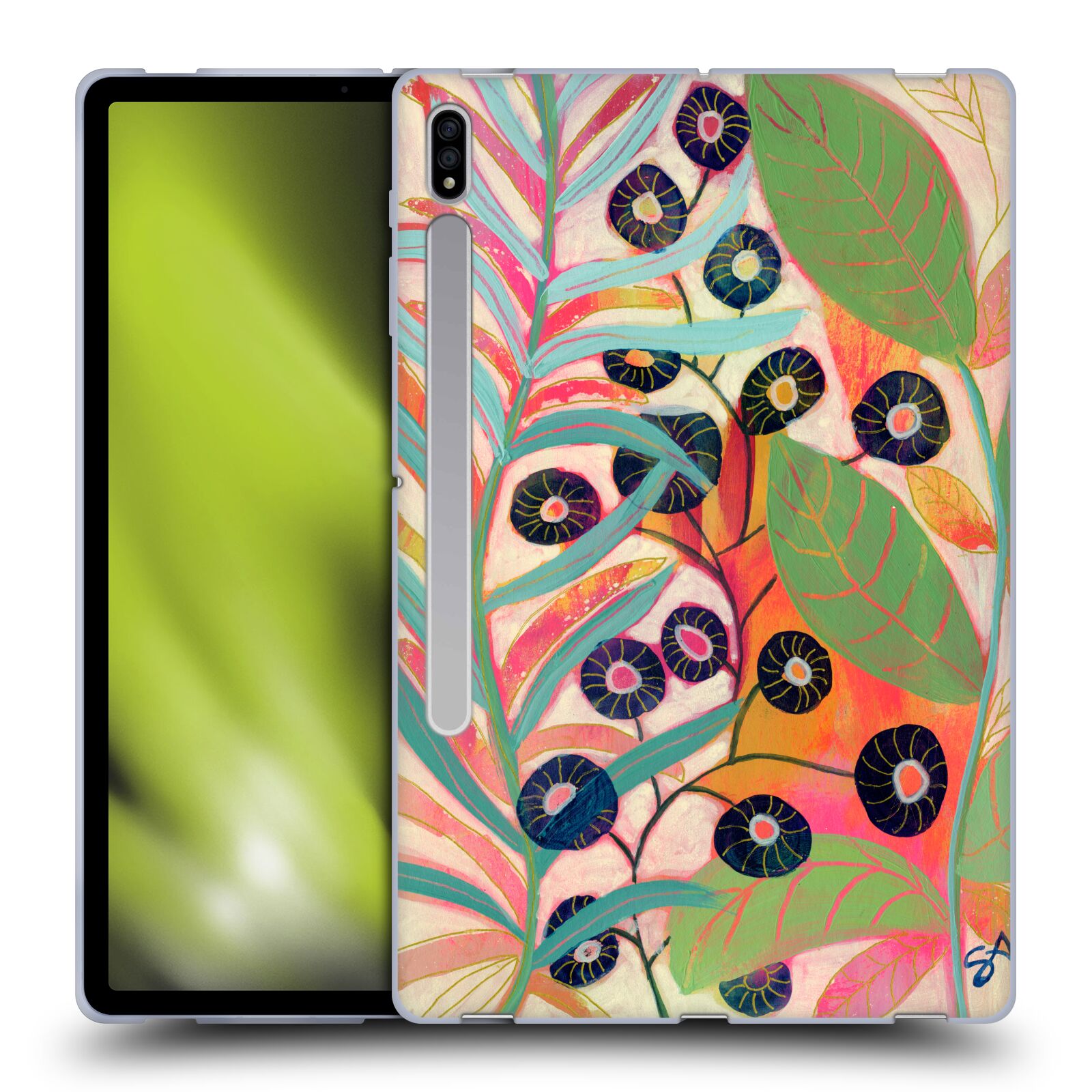 OFFICIAL SUZANNE ALLARD FLORAL ART SOFT GEL CASE FOR SAMSUNG TABLETS 1 - Picture 16 of 22