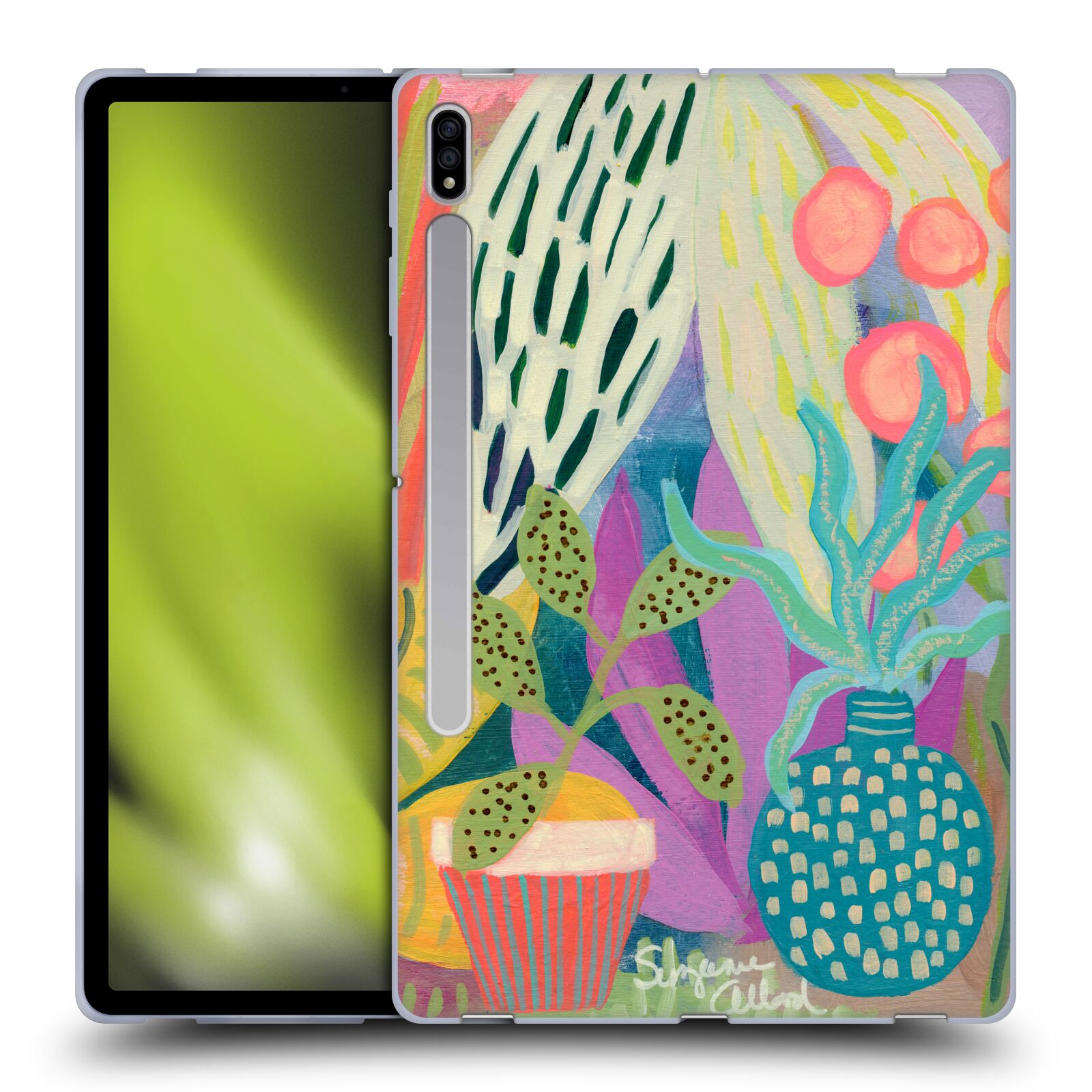 OFFICIAL SUZANNE ALLARD FLORAL ART SOFT GEL CASE FOR SAMSUNG TABLETS 1 - Picture 18 of 22