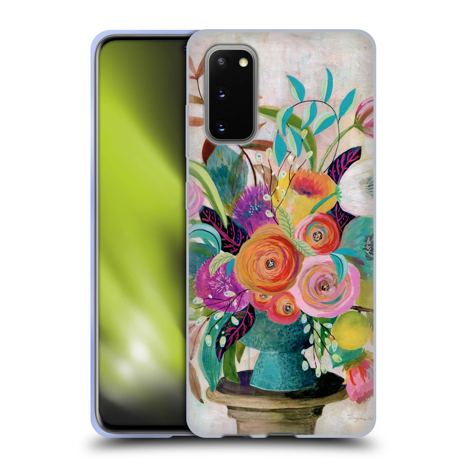 OFFICIAL SUZANNE ALLARD FLORAL GRAPHICS SOFT GEL CASE FOR SAMSUNG PHONES 1 - Picture 10 of 22