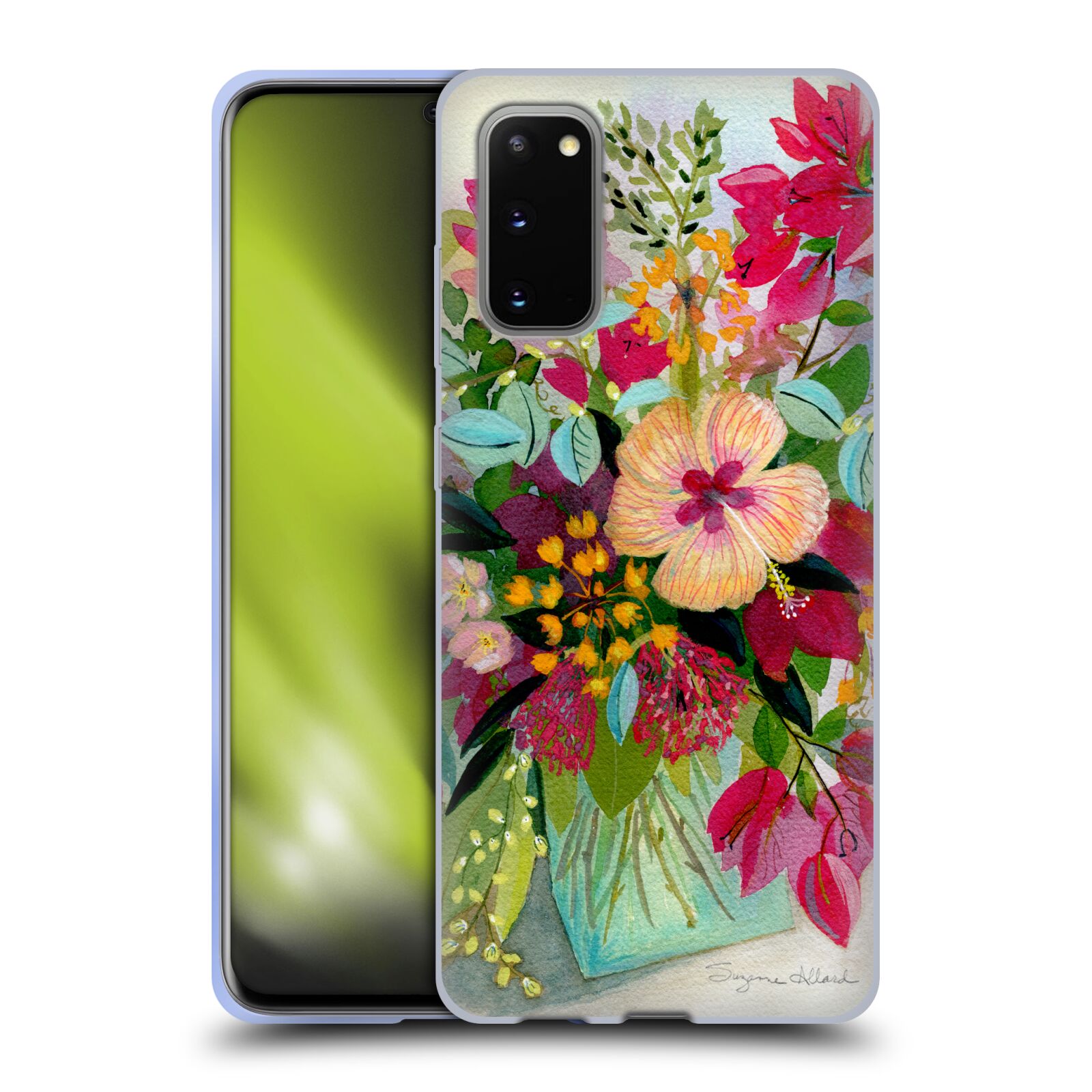 OFFICIAL SUZANNE ALLARD FLORAL GRAPHICS SOFT GEL CASE FOR SAMSUNG PHONES 1 - Picture 12 of 22