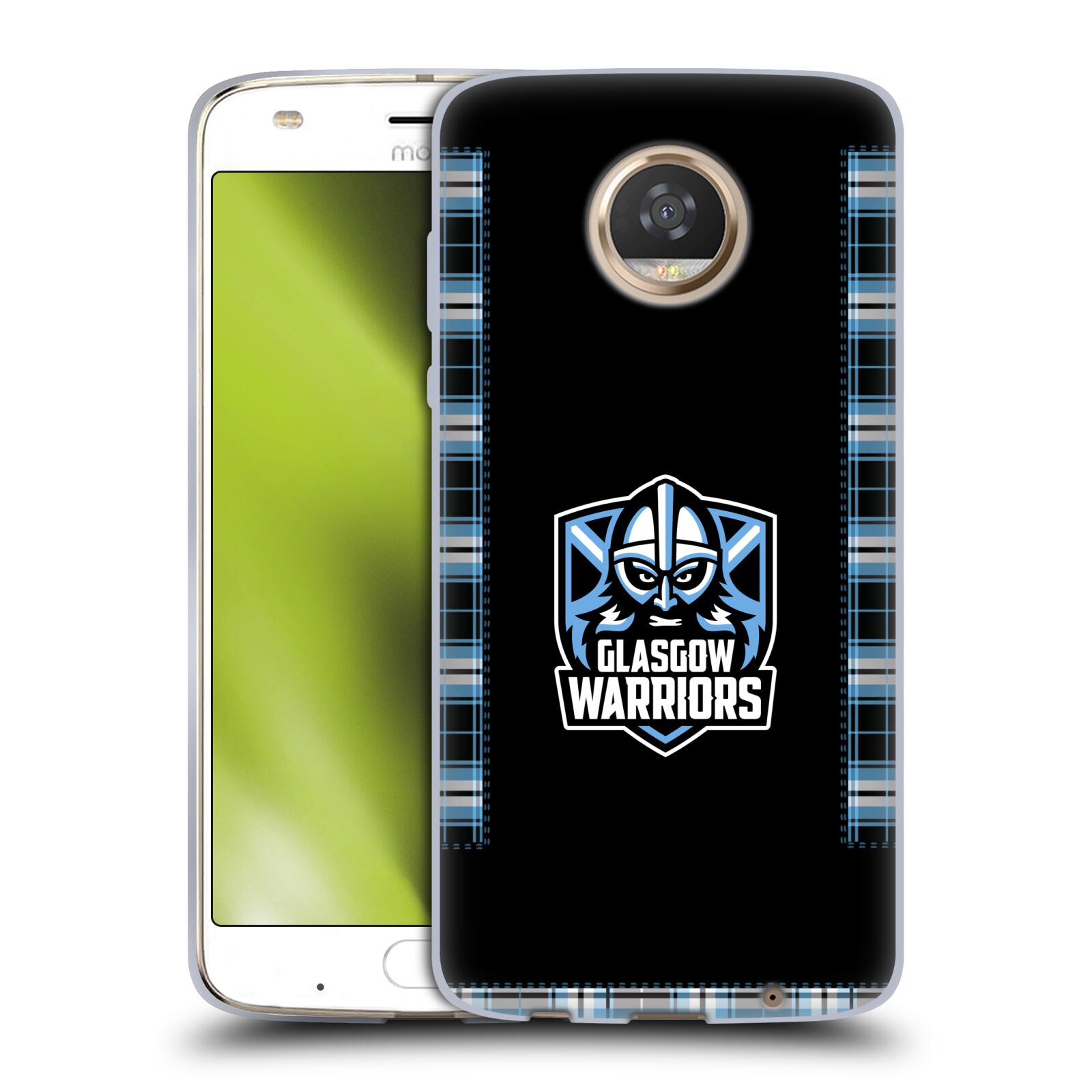 KIT CREST UFFICIALE GLASGOW WARRIORS 2020/21 CUSTODIA MORBIDA IN GEL PER TELEFONI MOTOROLA 2 - Foto 8 di 8