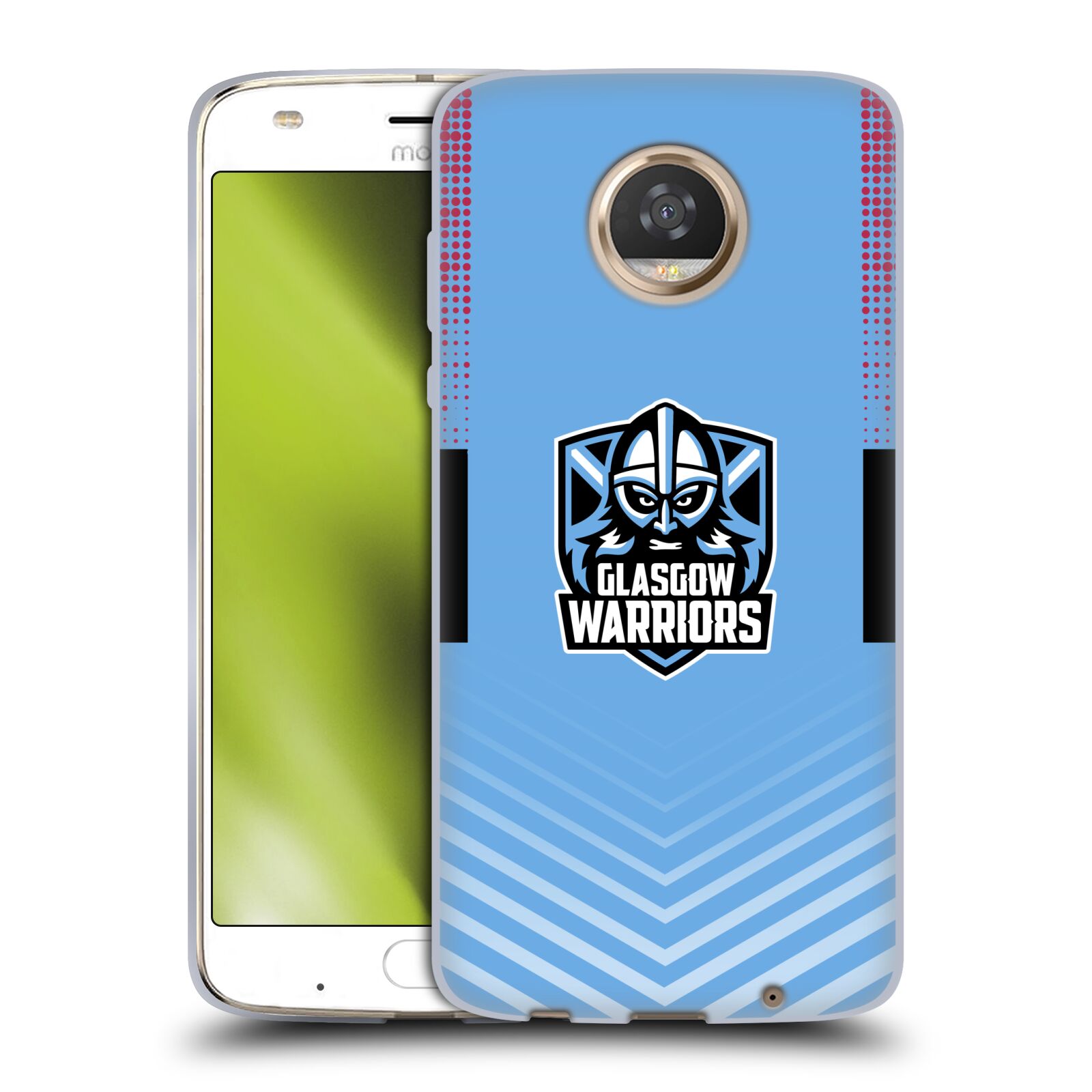 KIT ESCUDO OFICIAL GLASGOW WARRIORS 2022/23 FUNDA GEL SUAVE PARA TELÉFONOS MOTOROLA - Imagen 8 de 9