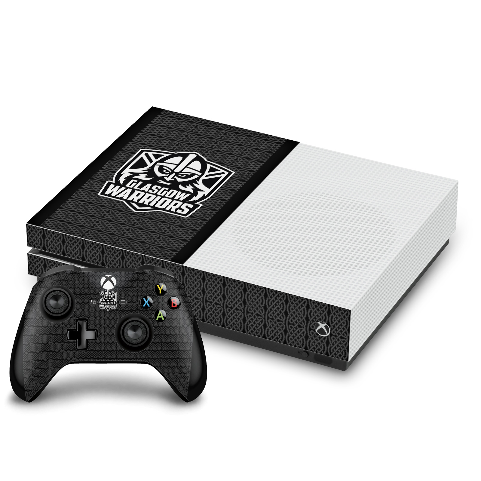 GLASGOW WARRIORS 2024/25 CREST KIT VINYL SKIN FOR ONE S CONSOLE AND CONTROLLER