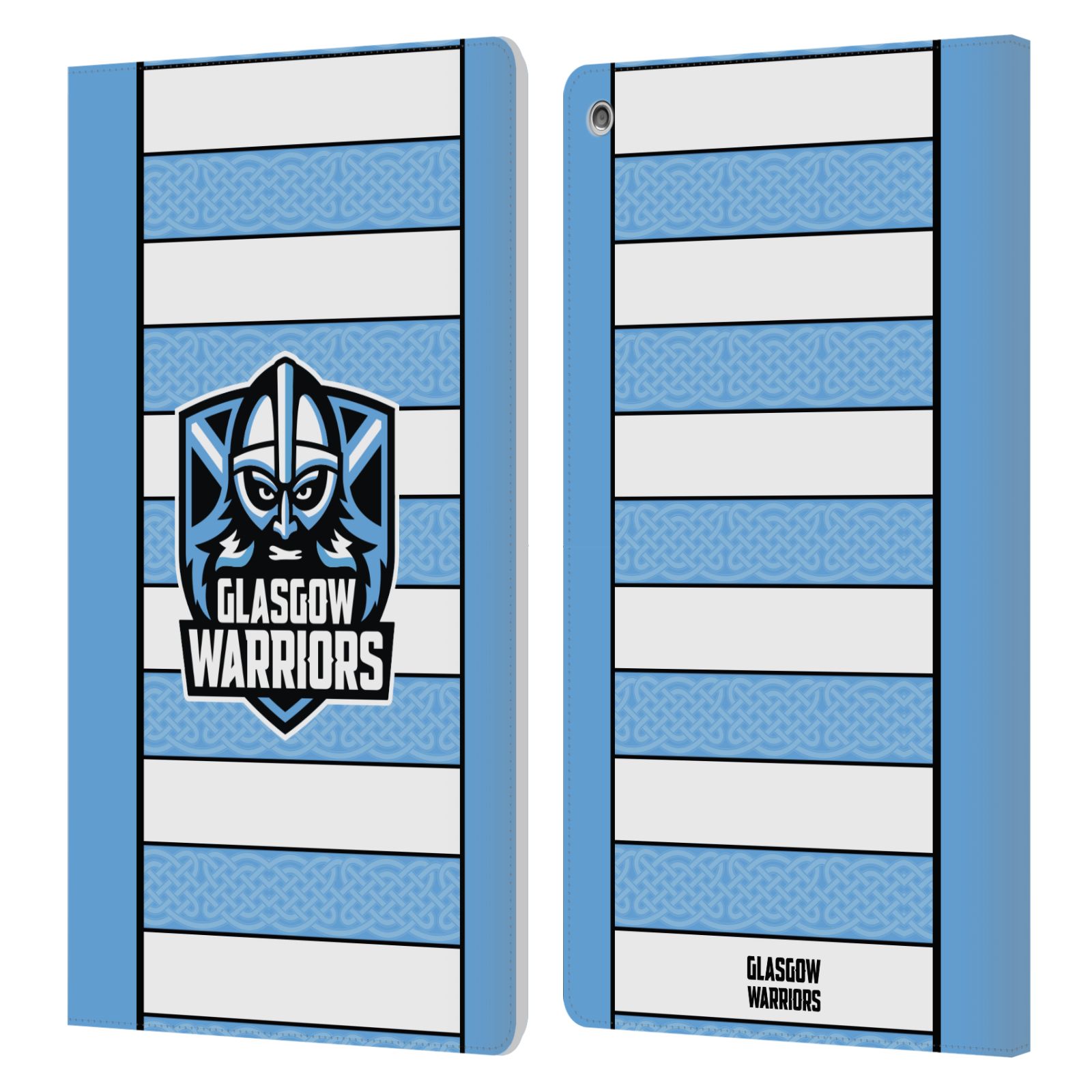 GLASGOW WARRIORS 2024/25 KIT ESCUDO CUERO LIBRO CARTERA ESTUCHE PARA AMAZON FIRE - Imagen 7 de 9