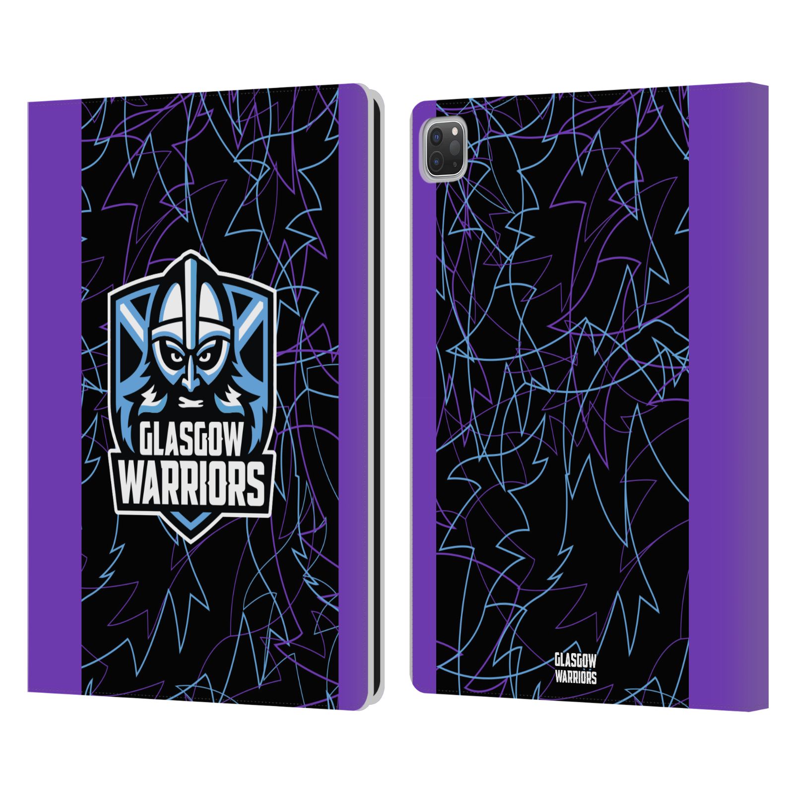 GLASGOW WARRIORS 2024/25 KIT ESCUDO CUERO LIBRO CARTERA FUNDA PARA APPLE iPAD - Imagen 9 de 10