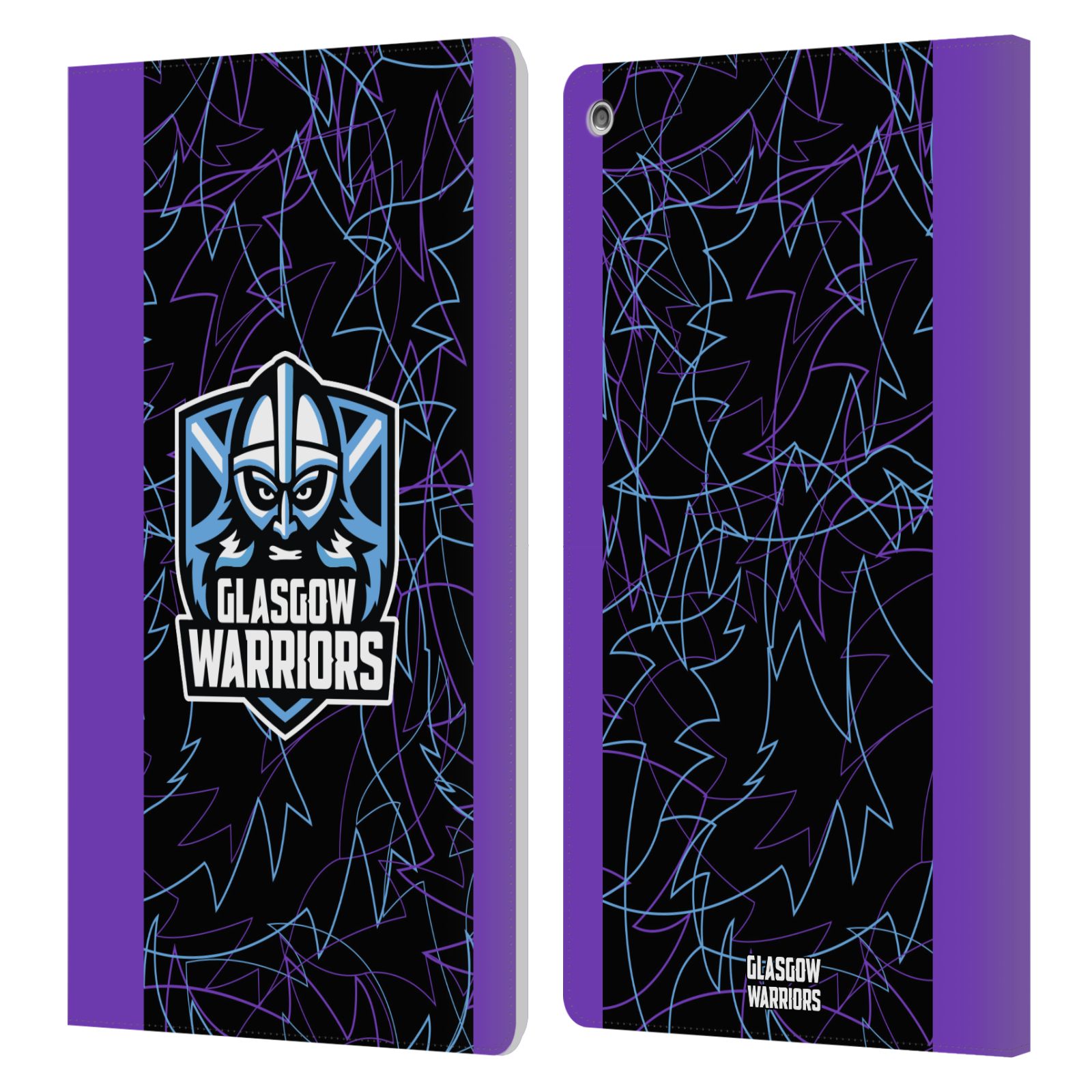 GLASGOW WARRIORS 2024/25 KIT ESCUDO CUERO LIBRO CARTERA ESTUCHE PARA AMAZON FIRE - Imagen 9 de 9