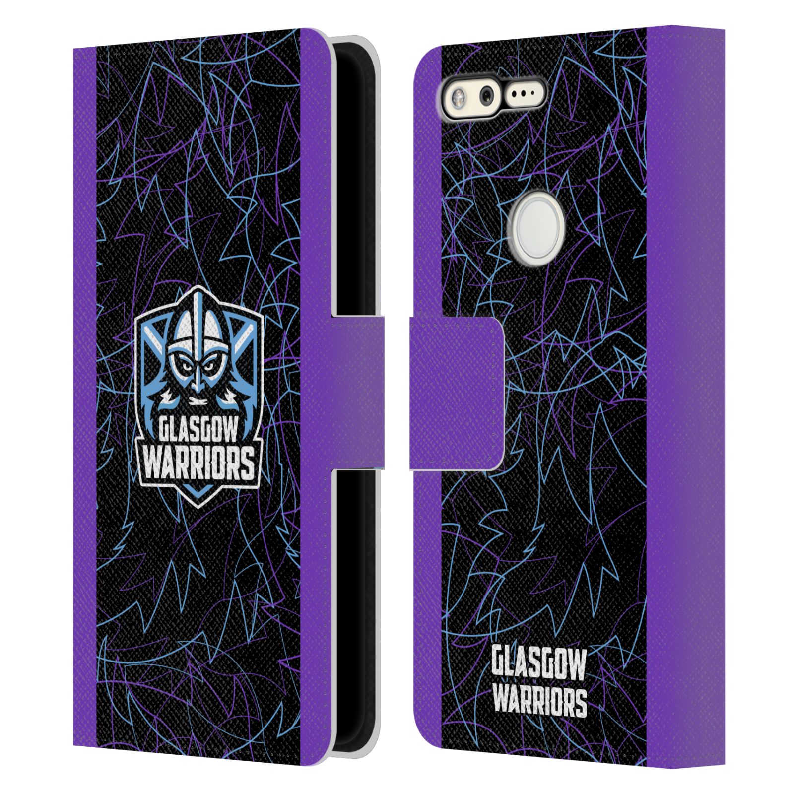 GLASGOW WARRIORS 2024/25 KIT ESCUDO CUERO LIBRO CARTERA ESTUCHE PARA TELÉFONOS GOOGLE - Imagen 9 de 9