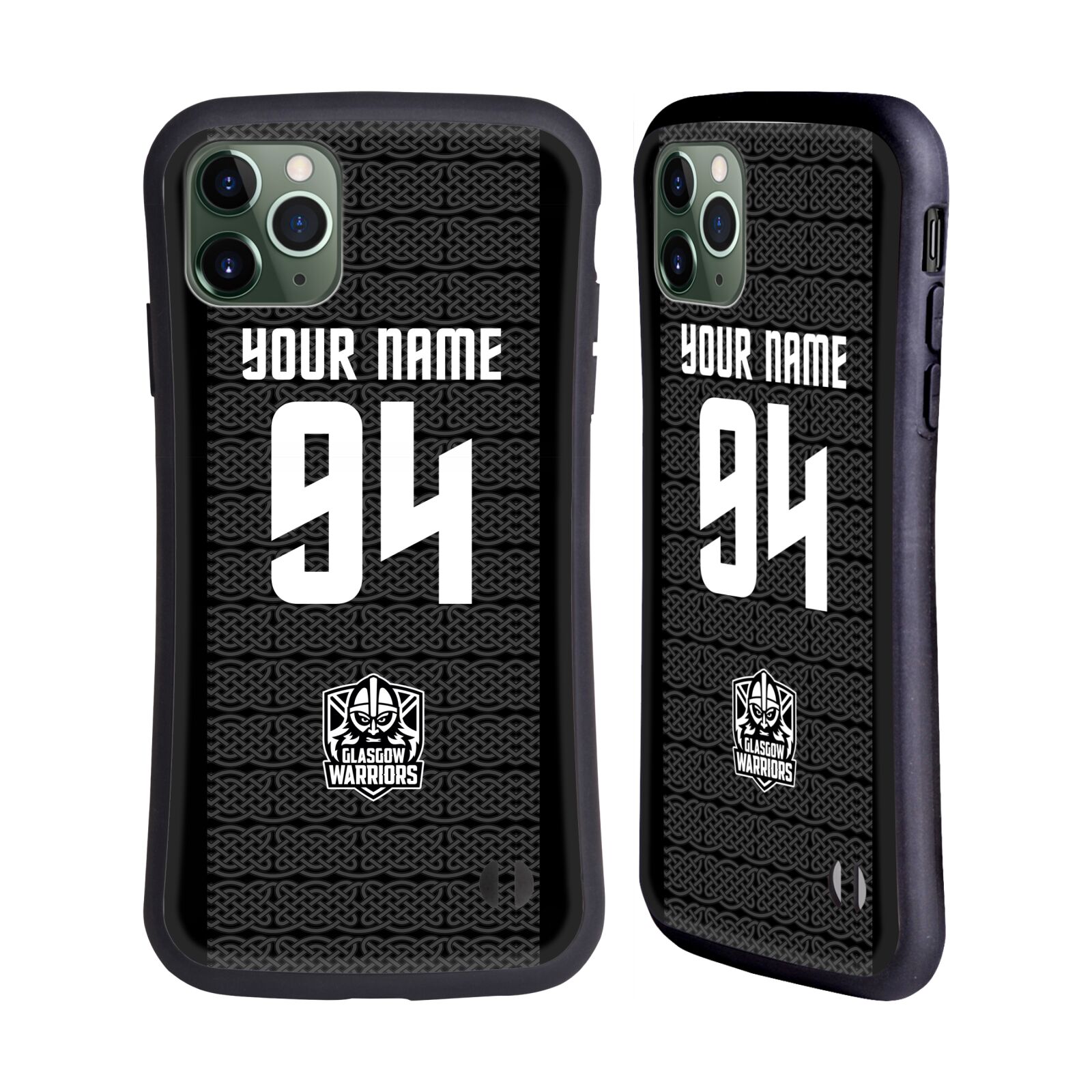 CUSTOM GLASGOW WARRIORS 2024/25 CREST KIT HYBRID CASE FOR APPLE iPHONES PHONES - Picture 9 of 9
