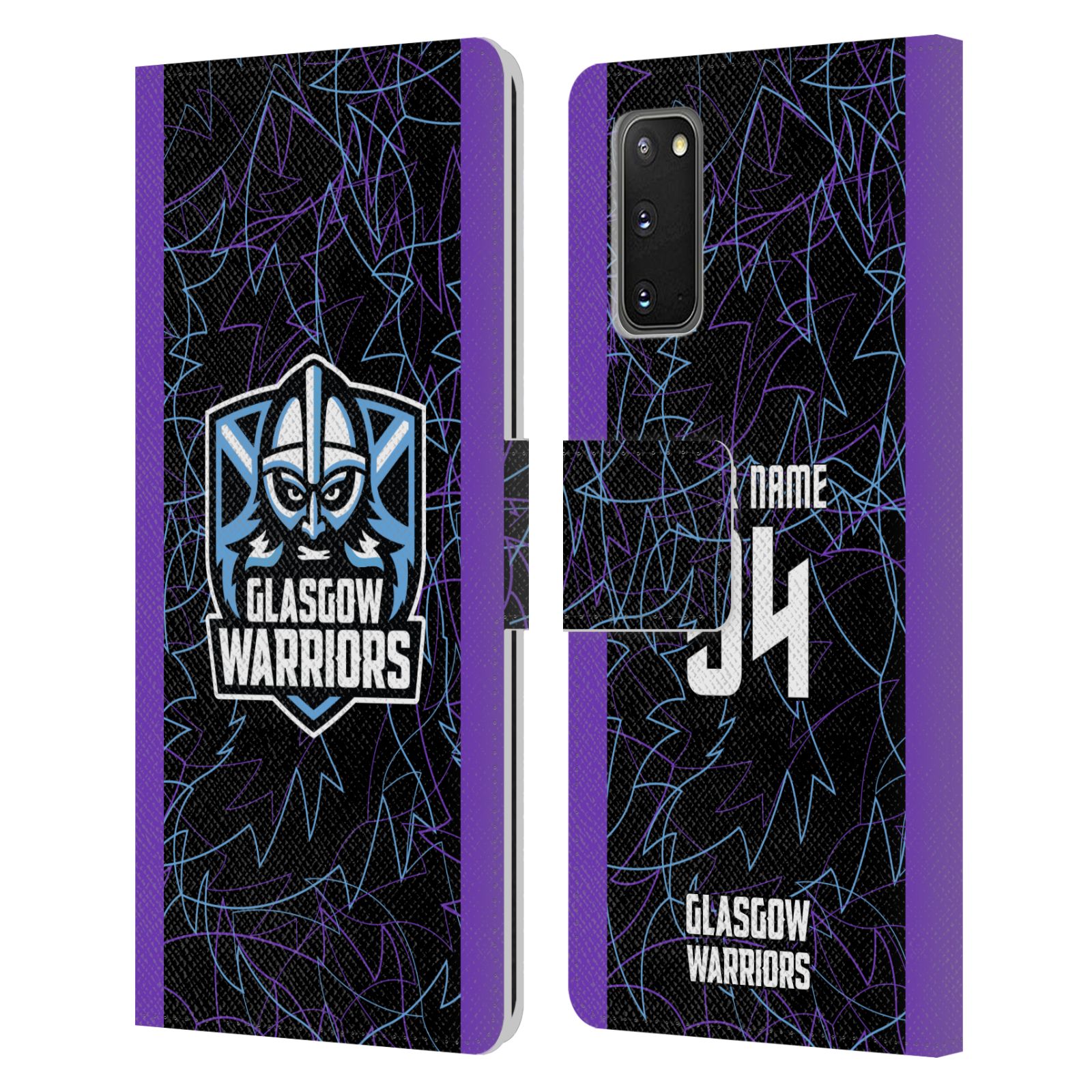 CUSTOM GLASGOW WARRIORS 2024/25 CREST KIT LEATHER BOOK CASE FOR SAMSUNG PHONES 2 - Picture 9 of 9