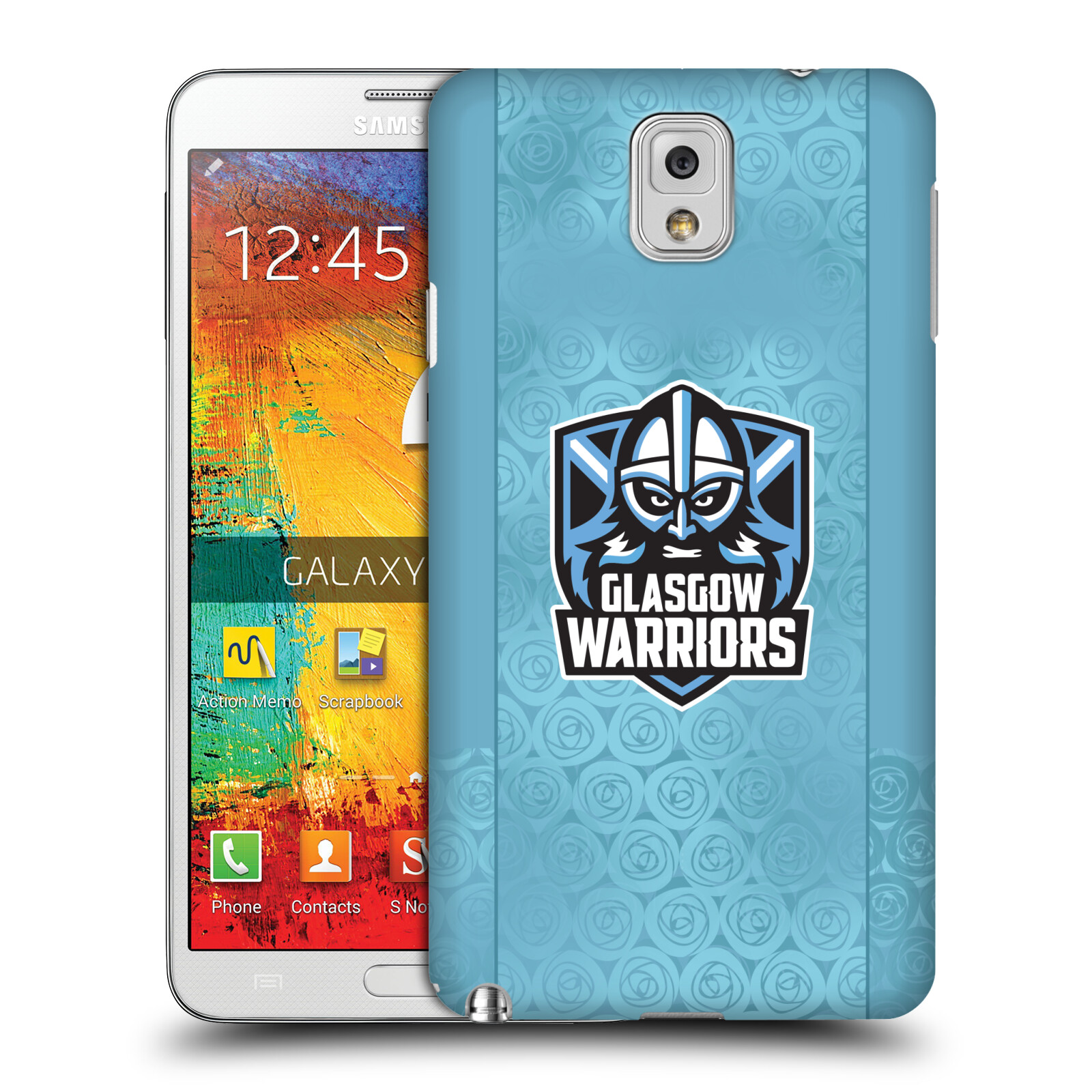 KIT ESCUDO OFICIAL GLASGOW WARRIORS 2025/26 FUNDA TRASERA PARA TELÉFONOS SAMSUNG 2 - Imagen 8 de 11