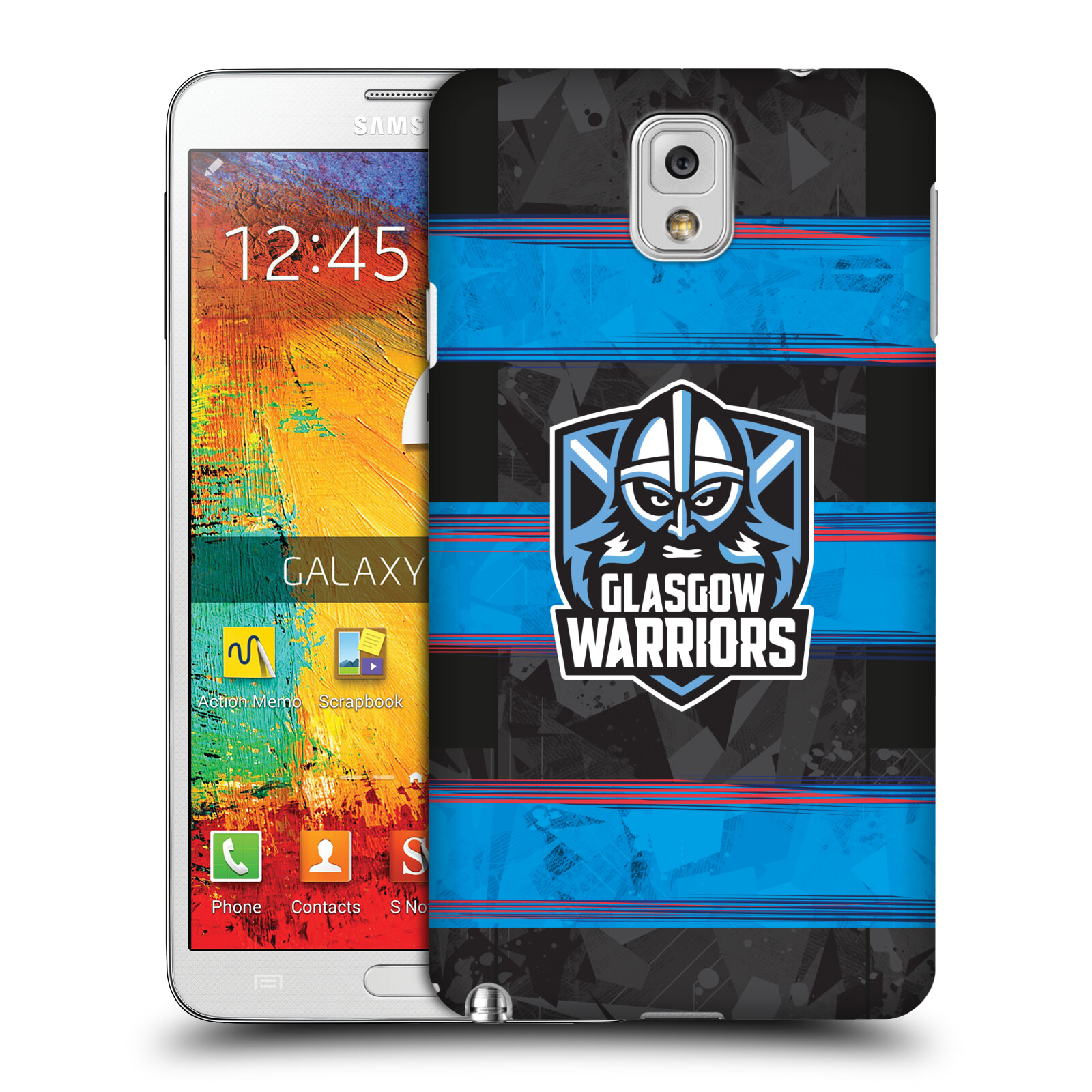 KIT ESCUDO OFICIAL GLASGOW WARRIORS 2025/26 FUNDA TRASERA PARA TELÉFONOS SAMSUNG 2 - Imagen 9 de 11