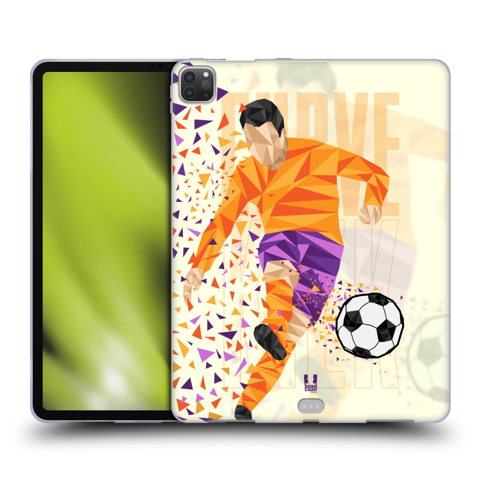 HEAD CASE DESIGNS GEOMETRIC FOOTBALL MOVES GEL CASE FOR APPLE SAMSUNG KINDLE - Picture 9 of 12