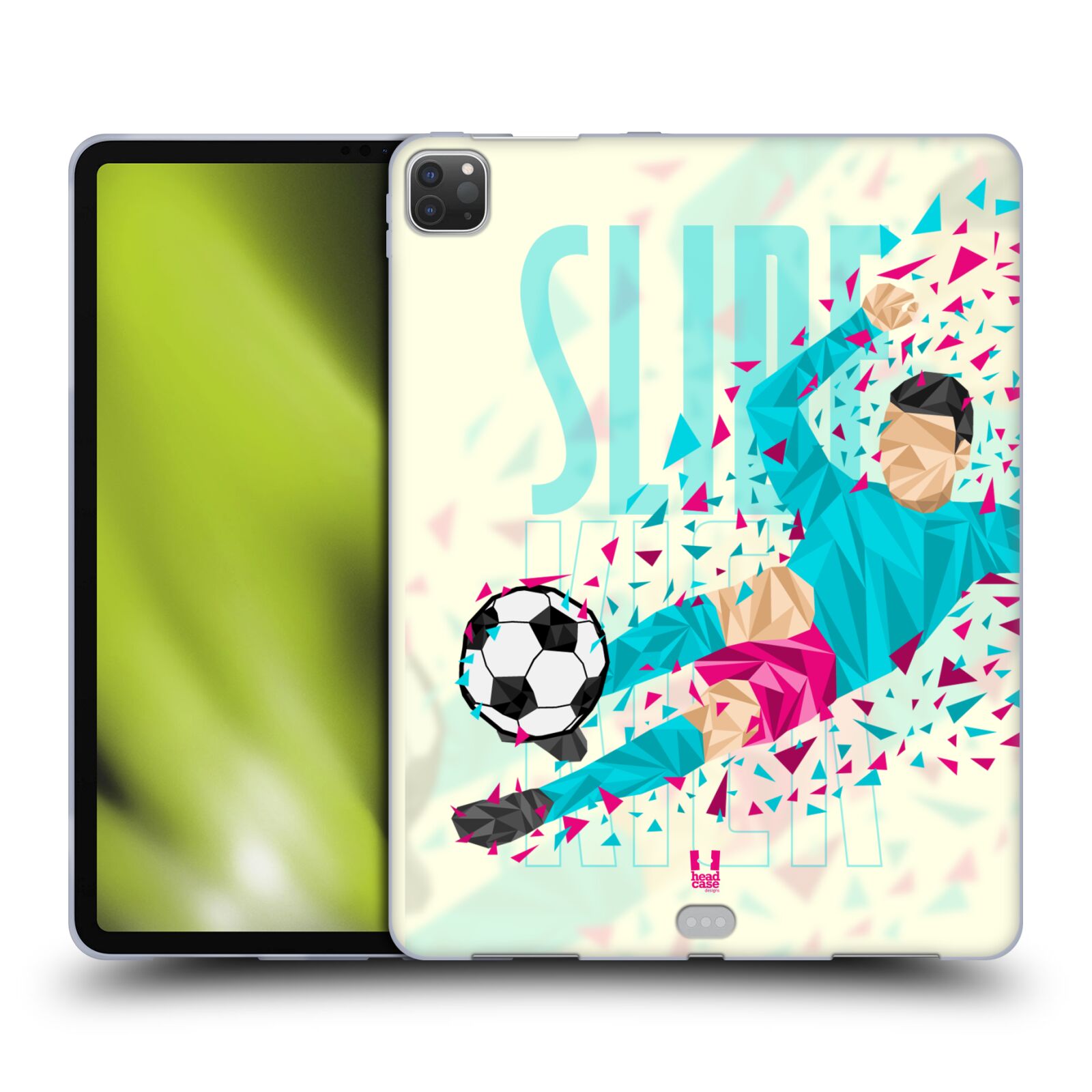 HEAD CASE DESIGNS GEOMETRIC FOOTBALL MOVES GEL CASE FOR APPLE SAMSUNG KINDLE - Picture 12 of 12