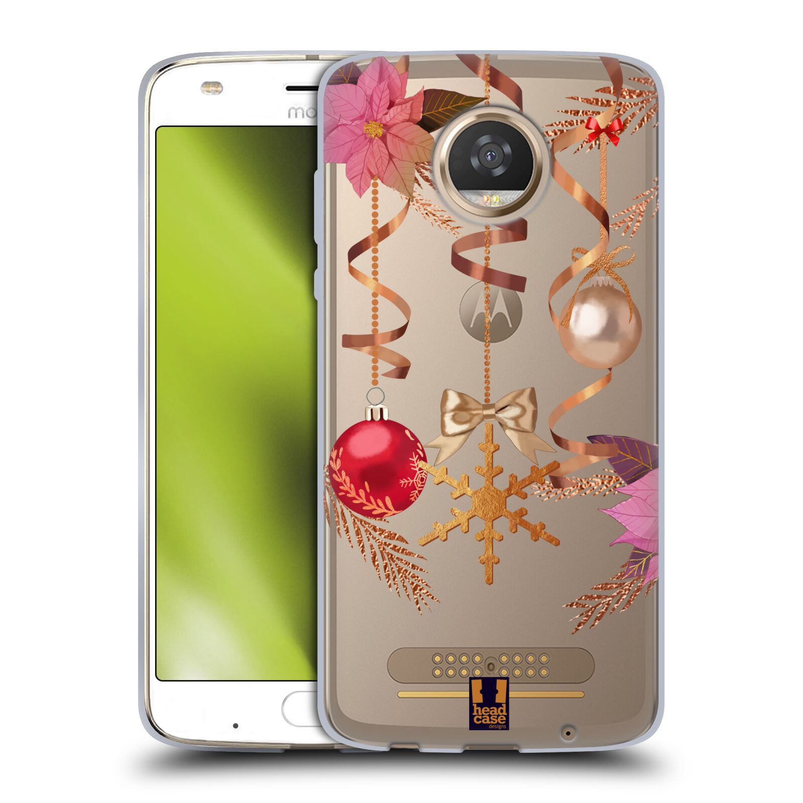 HEAD CASE GOLD CHRISTMAS SOFT GEL CASE FOR MOTOROLA PHONES - 第 9/10 張圖片