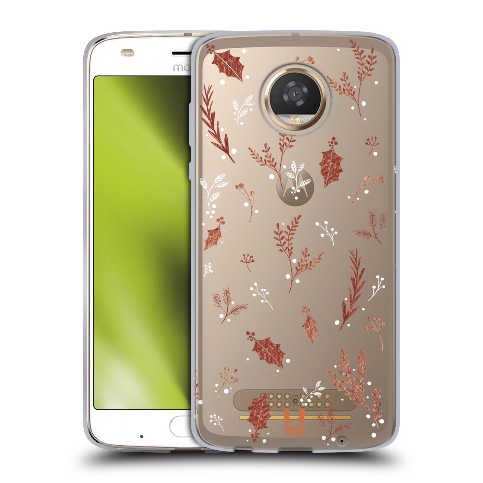 HEAD CASE GOLD CHRISTMAS SOFT GEL CASE FOR MOTOROLA PHONES - 第 10/10 張圖片