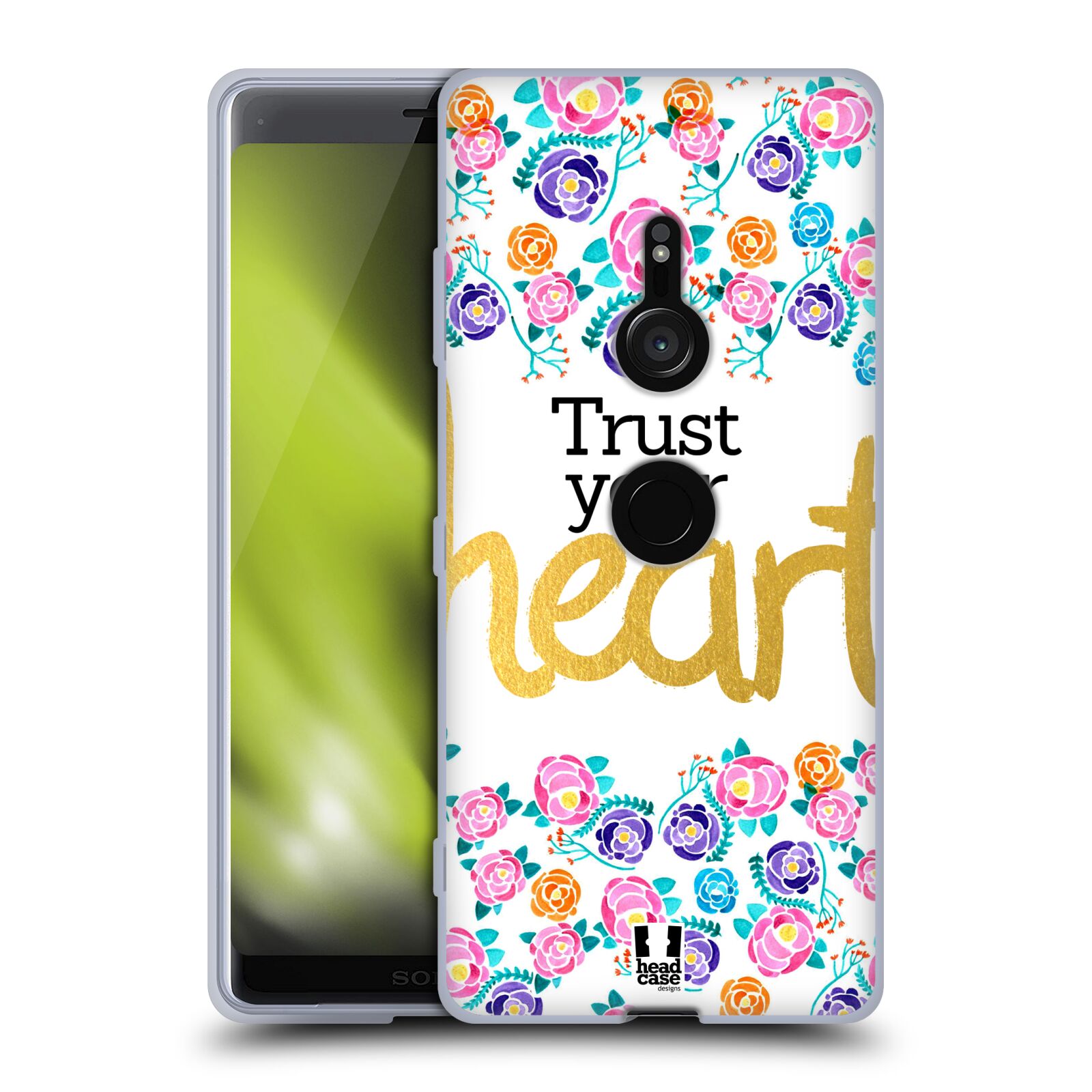 HEAD CASE DESIGNS GOLDEN EXPRESSIONS SOFT GEL CASE FOR SONY PHONES 1 - Picture 9 of 13