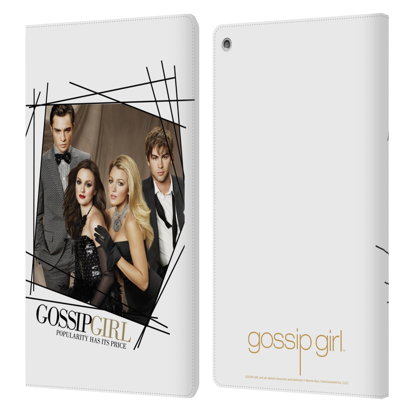 OFFICIAL GOSSIP GIRL GRAPHICS LEATHER BOOK WALLET CASE COVER FOR   FIRE