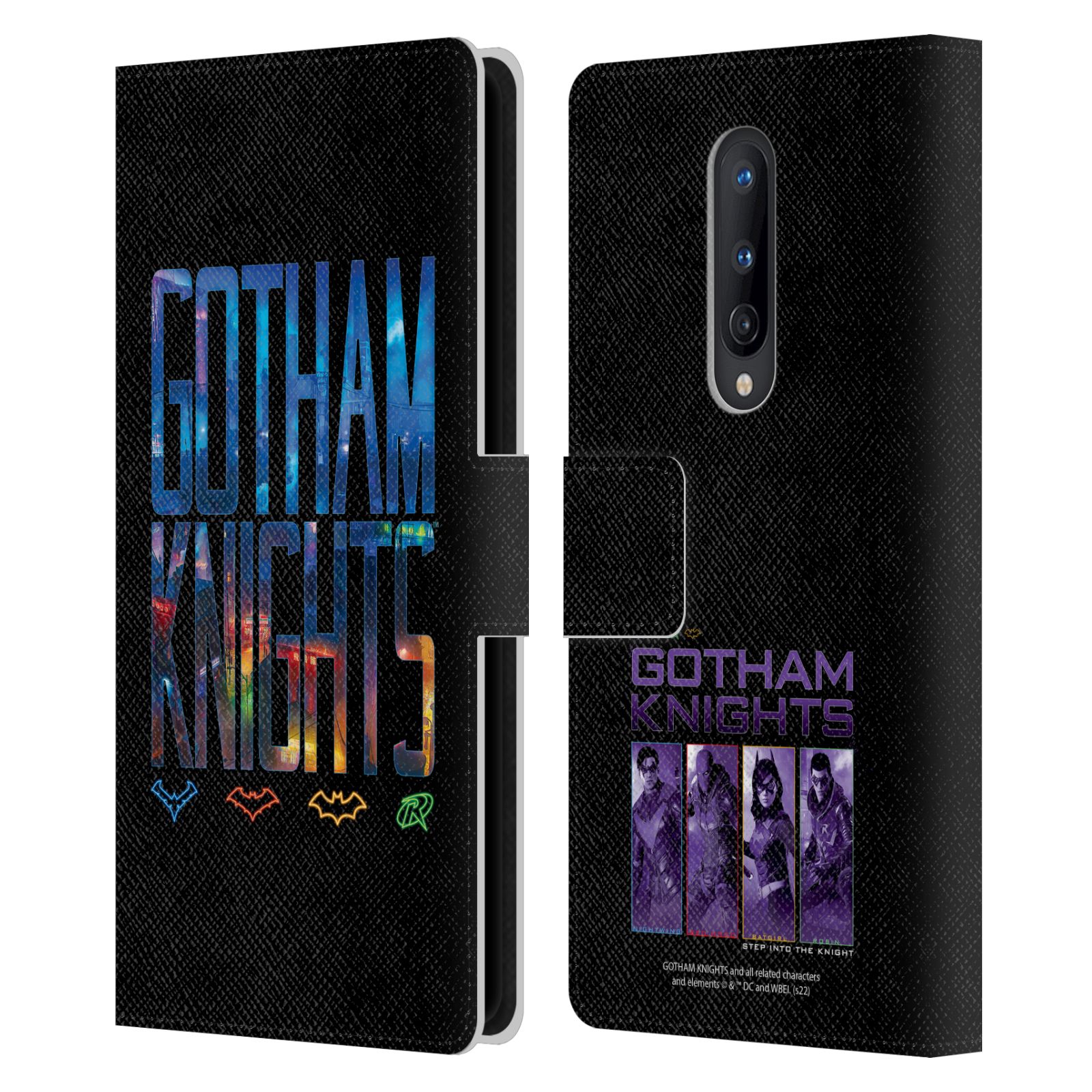OFFICIAL GOTHAM KNIGHTS CHARACTER ART LEATHER BOOK CASE FOR BLACKBERRY ONEPLUS - Picture 8 of 11
