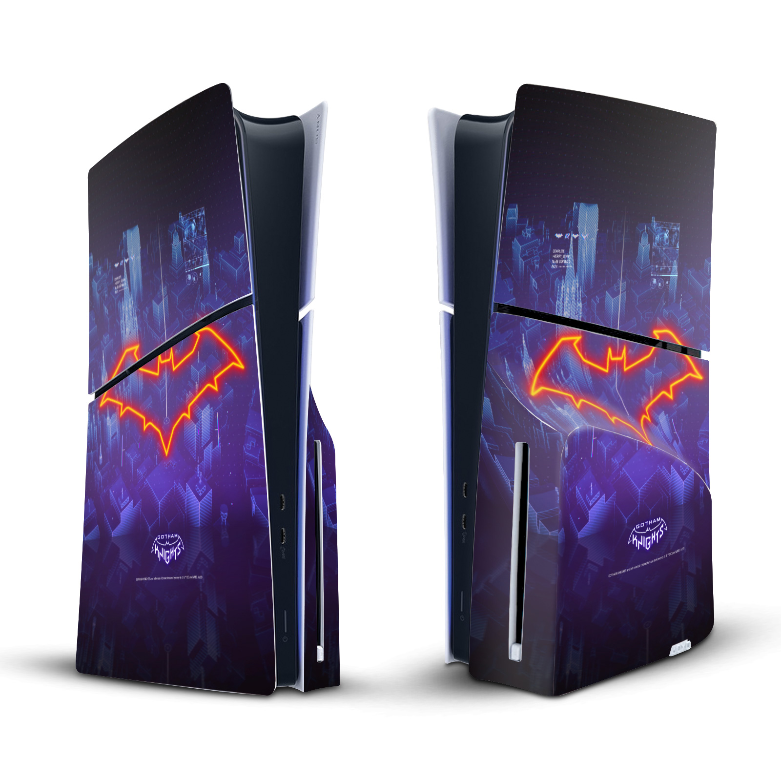 OFFICIAL GOTHAM KNIGHTS CHARACTER ART VINYL SKIN FOR SONY PS5 SLIM DISC CONSOLE