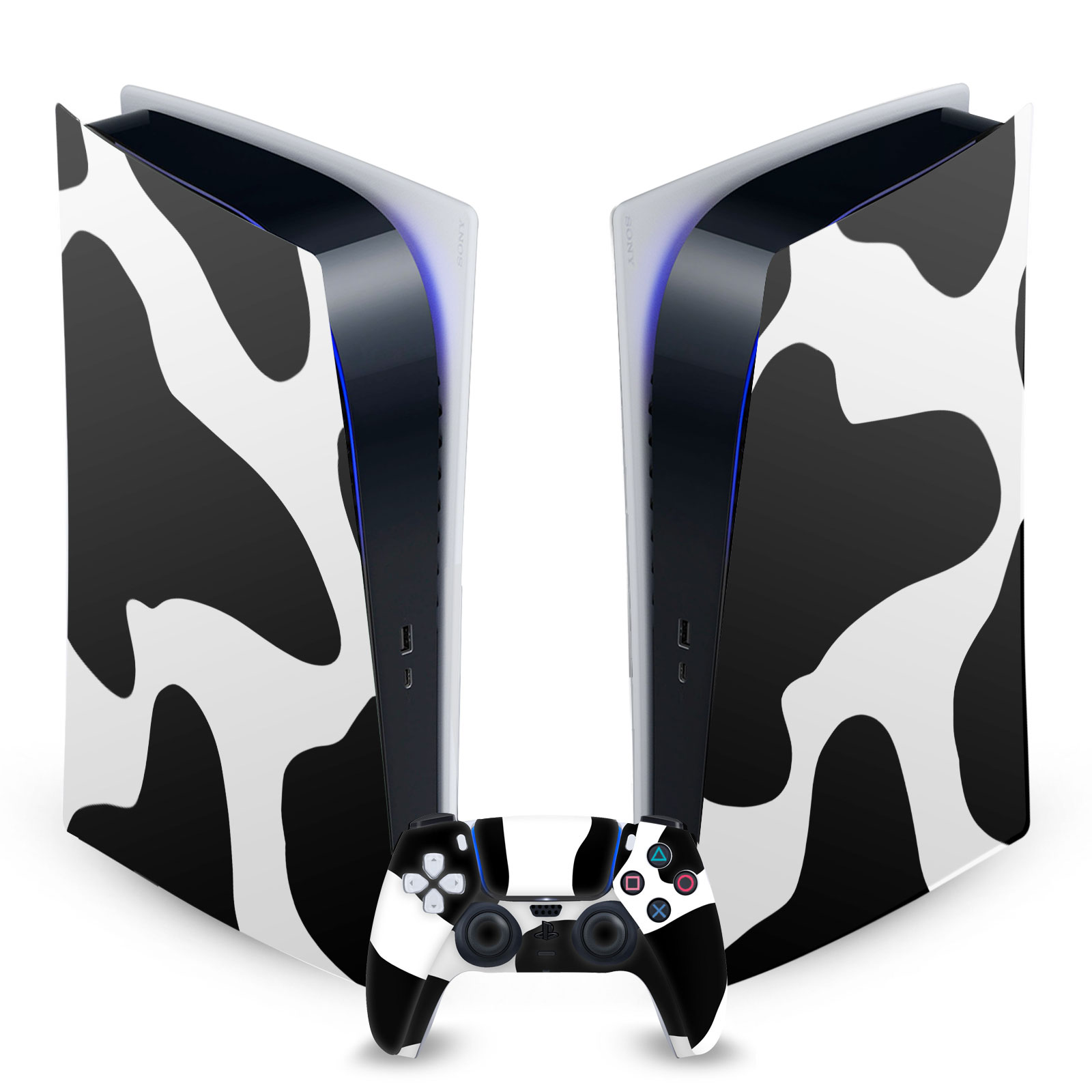 GRACE ILLUSTRATION ART MIX VINYL SKIN DECAL FOR SONY PS5 DIGITAL EDITION BUNDLE