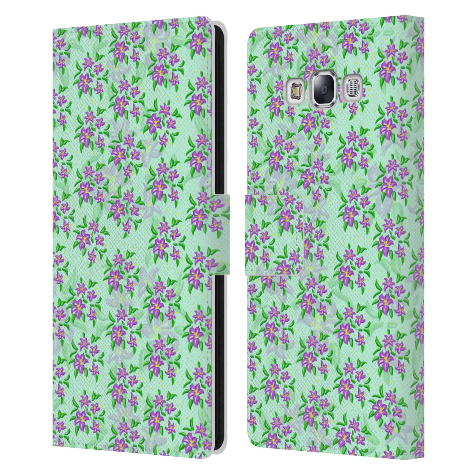 GRACE ILLUSTRATION LOVELY FLORAL LEATHER BOOK WALLET CASE FOR SAMSUNG PHONES 3 - Picture 7 of 12