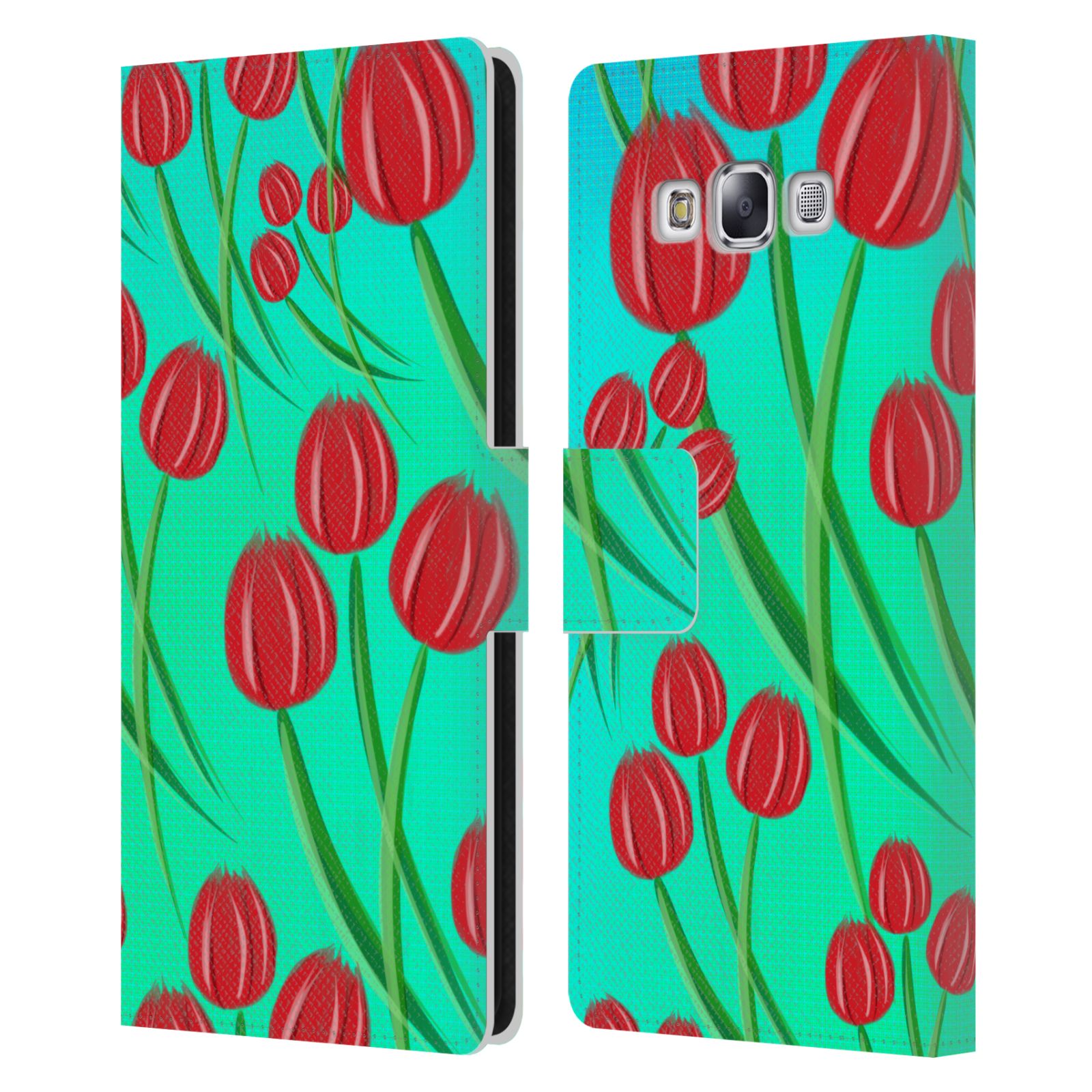 GRACE ILLUSTRATION LOVELY FLORAL LEATHER BOOK WALLET CASE FOR SAMSUNG PHONES 3 - Picture 10 of 12