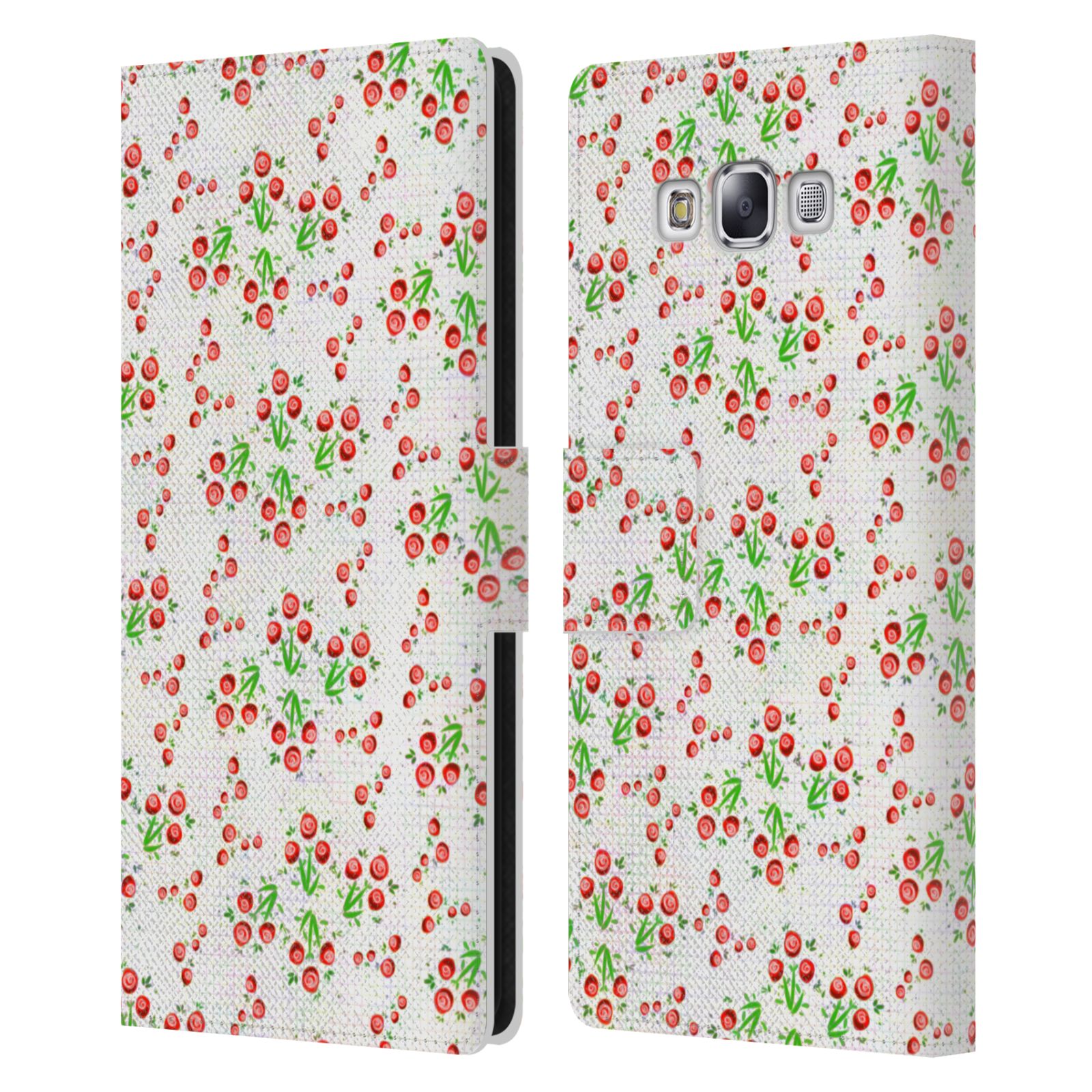 GRACE ILLUSTRATION LOVELY FLORAL LEATHER BOOK WALLET CASE FOR SAMSUNG PHONES 3 - Picture 11 of 12