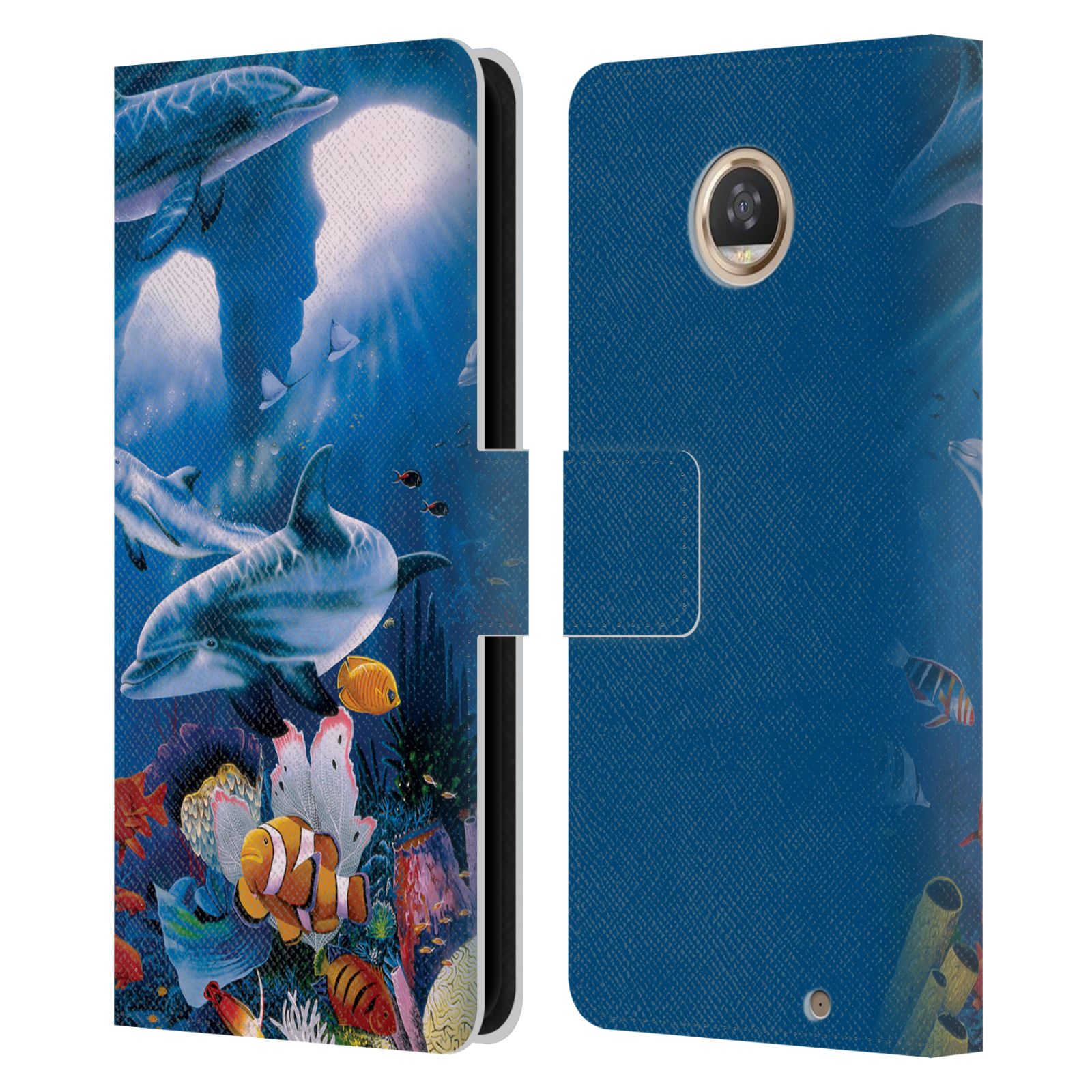 OFFICIAL GRAEME STEVENSON ASSORTED DESIGNS LEATHER BOOK CASE FOR MOTOROLA PHONES - Picture 11 of 22