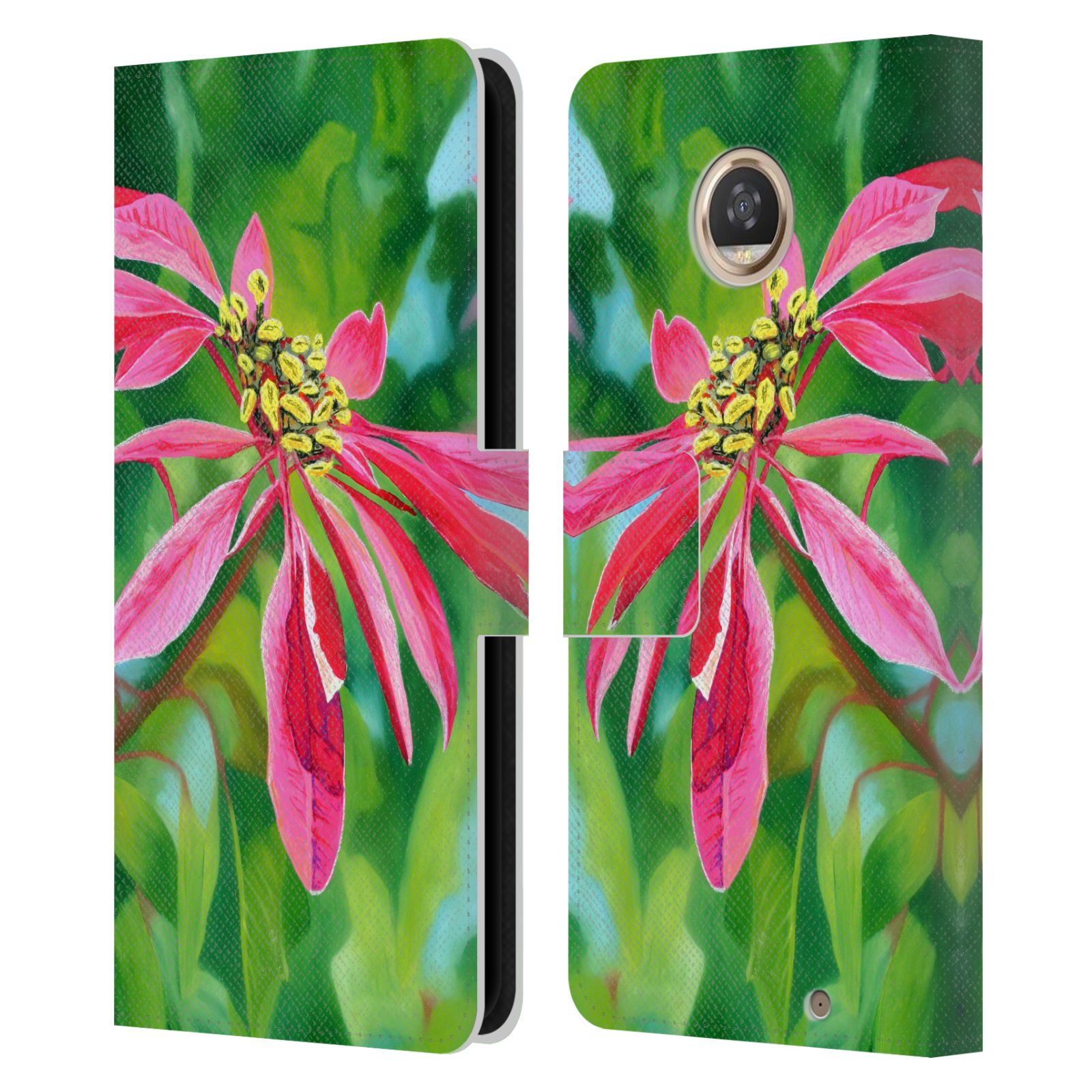 OFFICIAL GRAEME STEVENSON ASSORTED DESIGNS LEATHER BOOK CASE FOR MOTOROLA PHONES - Picture 17 of 22