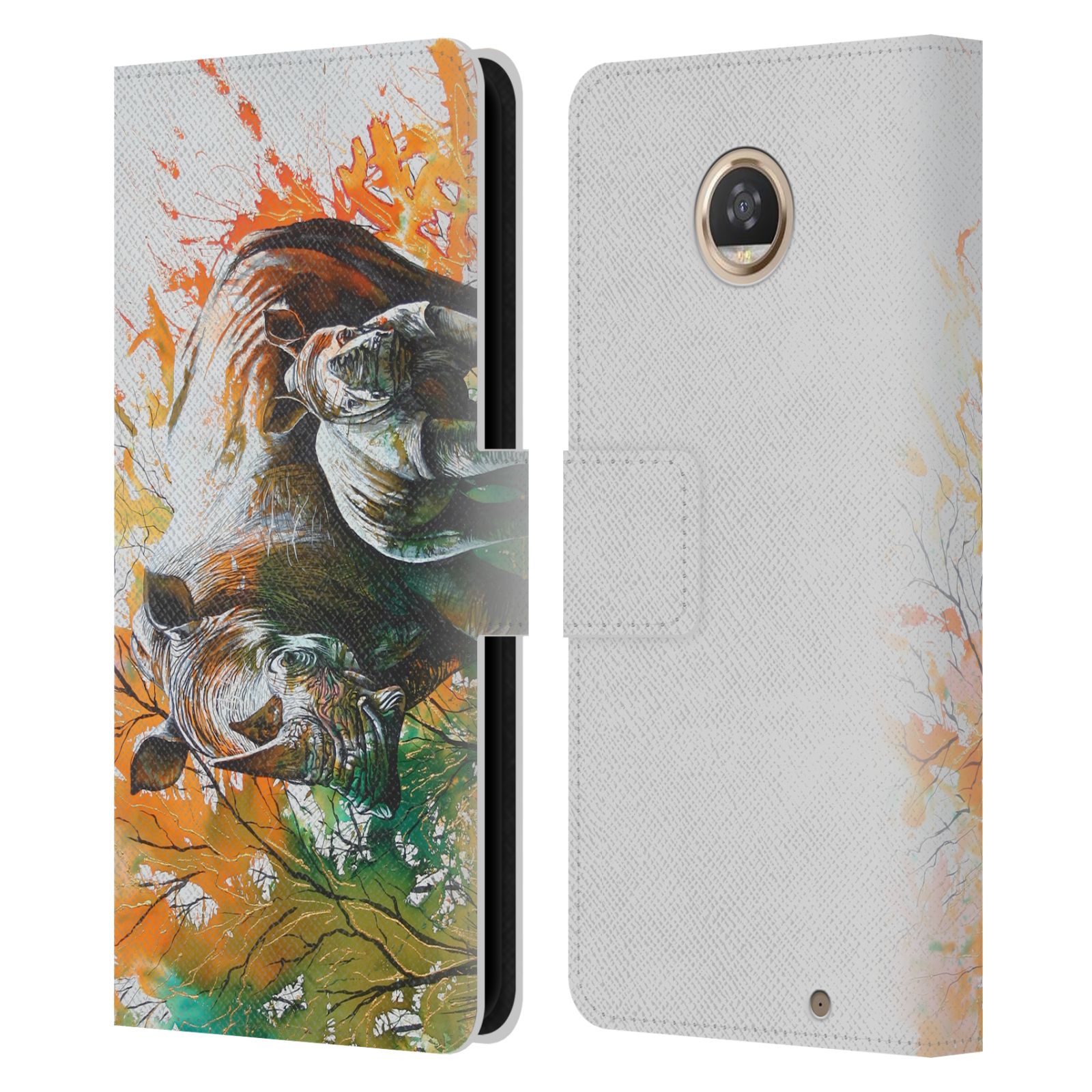 OFFICIAL GRAEME STEVENSON ASSORTED DESIGNS LEATHER BOOK CASE FOR MOTOROLA PHONES - Picture 18 of 22