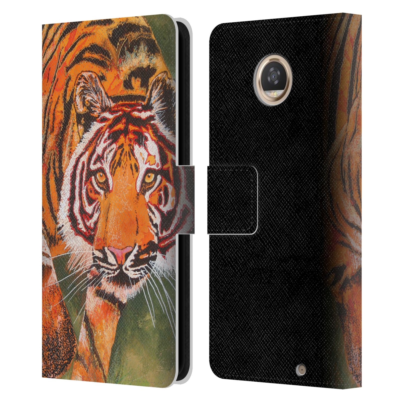 OFFICIAL GRAEME STEVENSON ASSORTED DESIGNS LEATHER BOOK CASE FOR MOTOROLA PHONES - Picture 19 of 22
