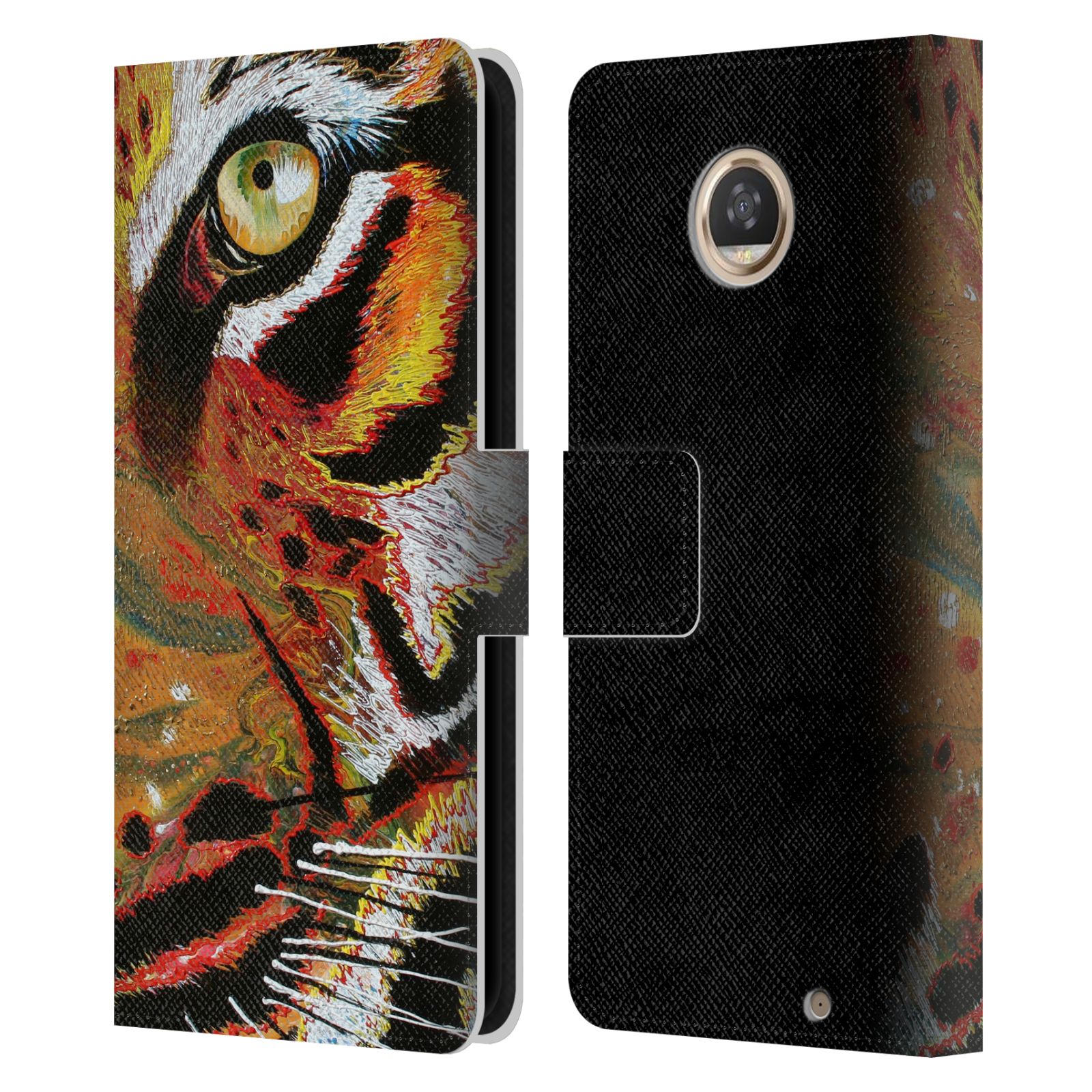 OFFICIAL GRAEME STEVENSON ASSORTED DESIGNS LEATHER BOOK CASE FOR MOTOROLA PHONES - Picture 20 of 22