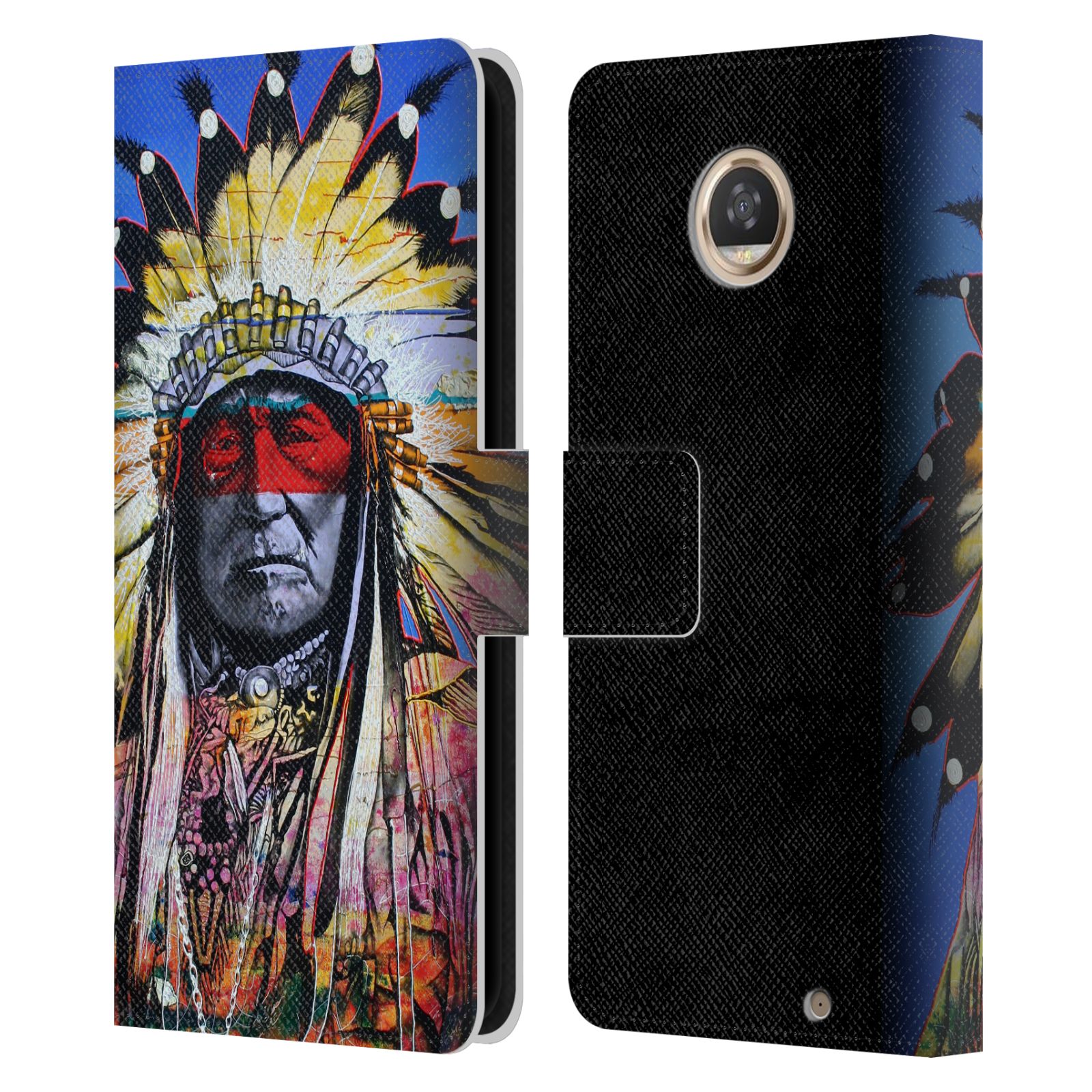 OFFICIAL GRAEME STEVENSON ASSORTED DESIGNS LEATHER BOOK CASE FOR MOTOROLA PHONES - Picture 21 of 22