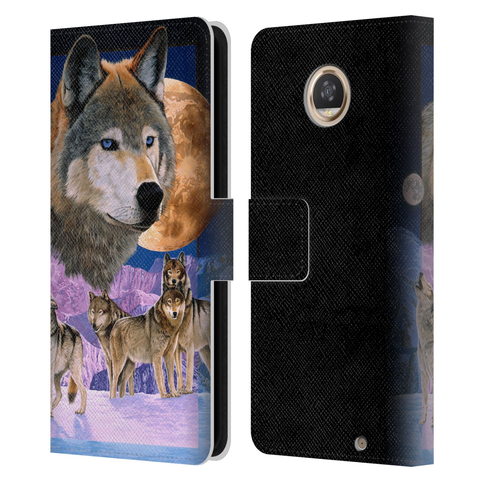 OFFICIAL GRAEME STEVENSON ASSORTED DESIGNS LEATHER BOOK CASE FOR MOTOROLA PHONES - Picture 22 of 22