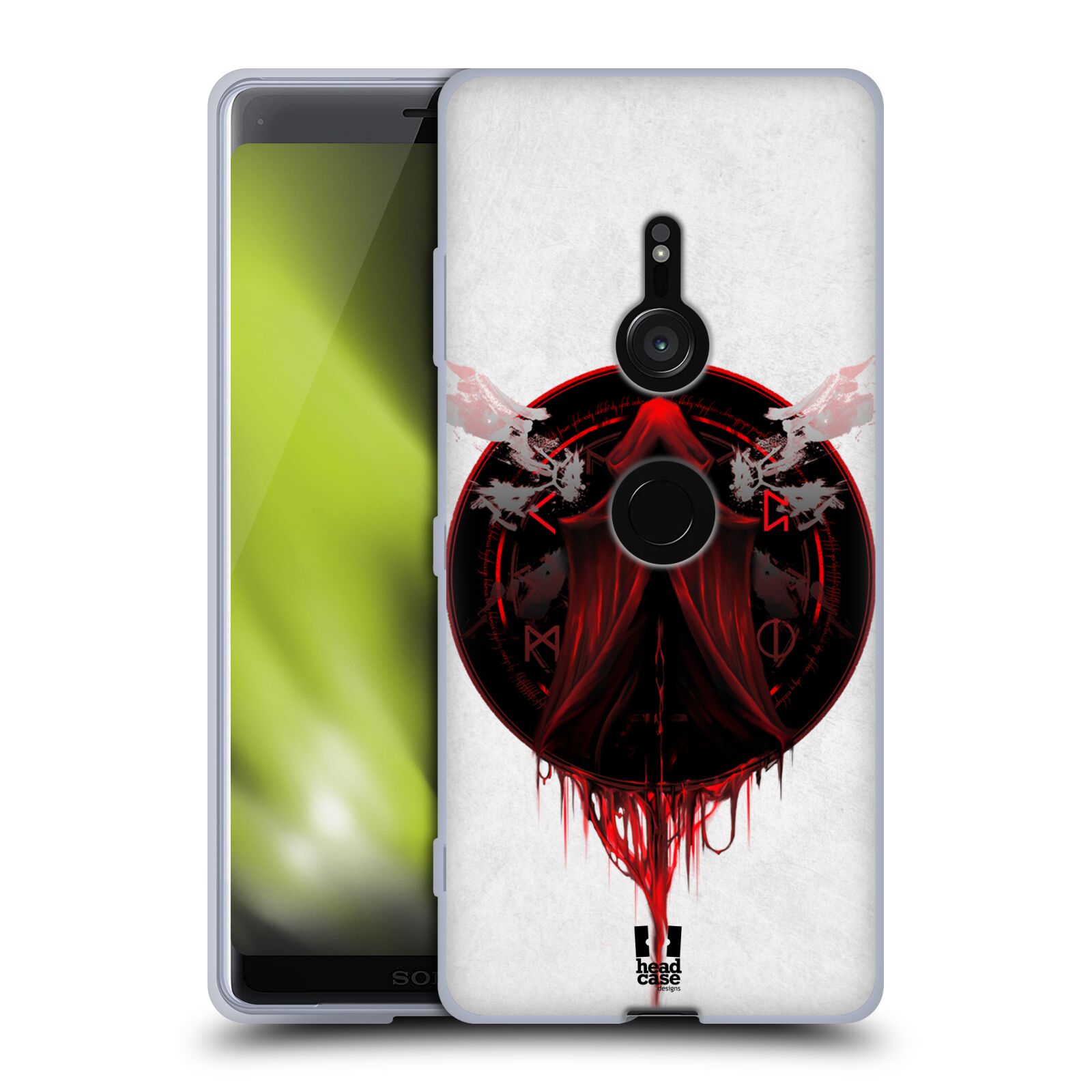 HEAD CASE DESIGNS GRIM SOFT GEL CASE FOR SONY PHONES 1 - Picture 8 of 10