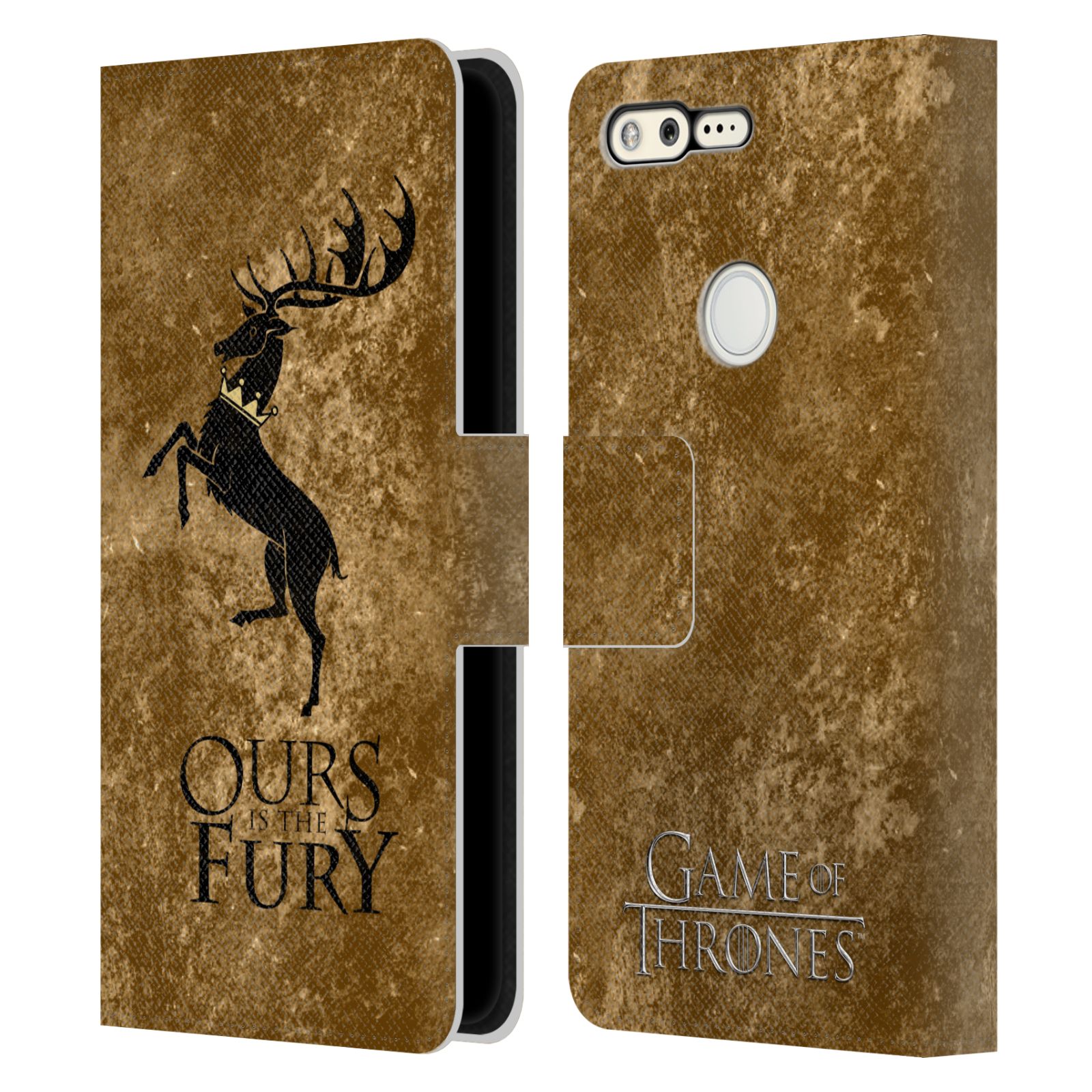 OFFICIAL HBO GAME OF THRONES DARK SIGILS LEATHER BOOK CASE FOR GOOGLE PHONES - Picture 8 of 16