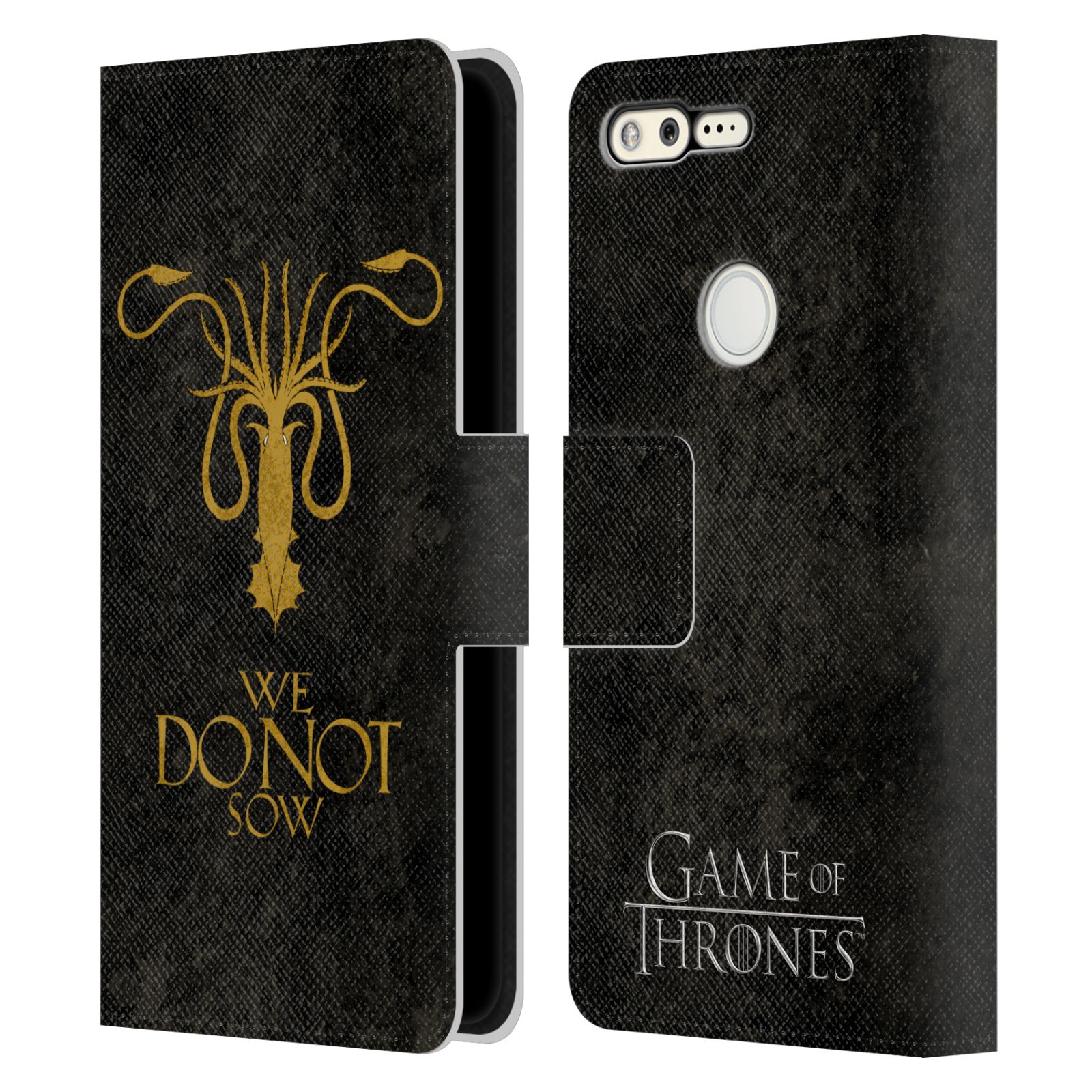 OFFICIAL HBO GAME OF THRONES DARK SIGILS LEATHER BOOK CASE FOR GOOGLE PHONES - Picture 10 of 16