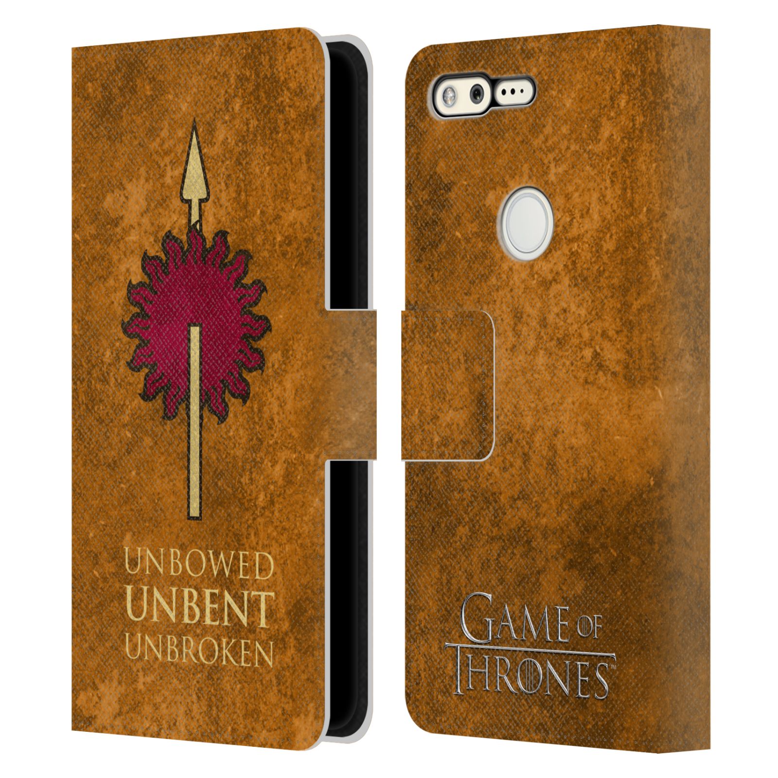 OFFICIAL HBO GAME OF THRONES DARK SIGILS LEATHER BOOK CASE FOR GOOGLE PHONES - Picture 12 of 16
