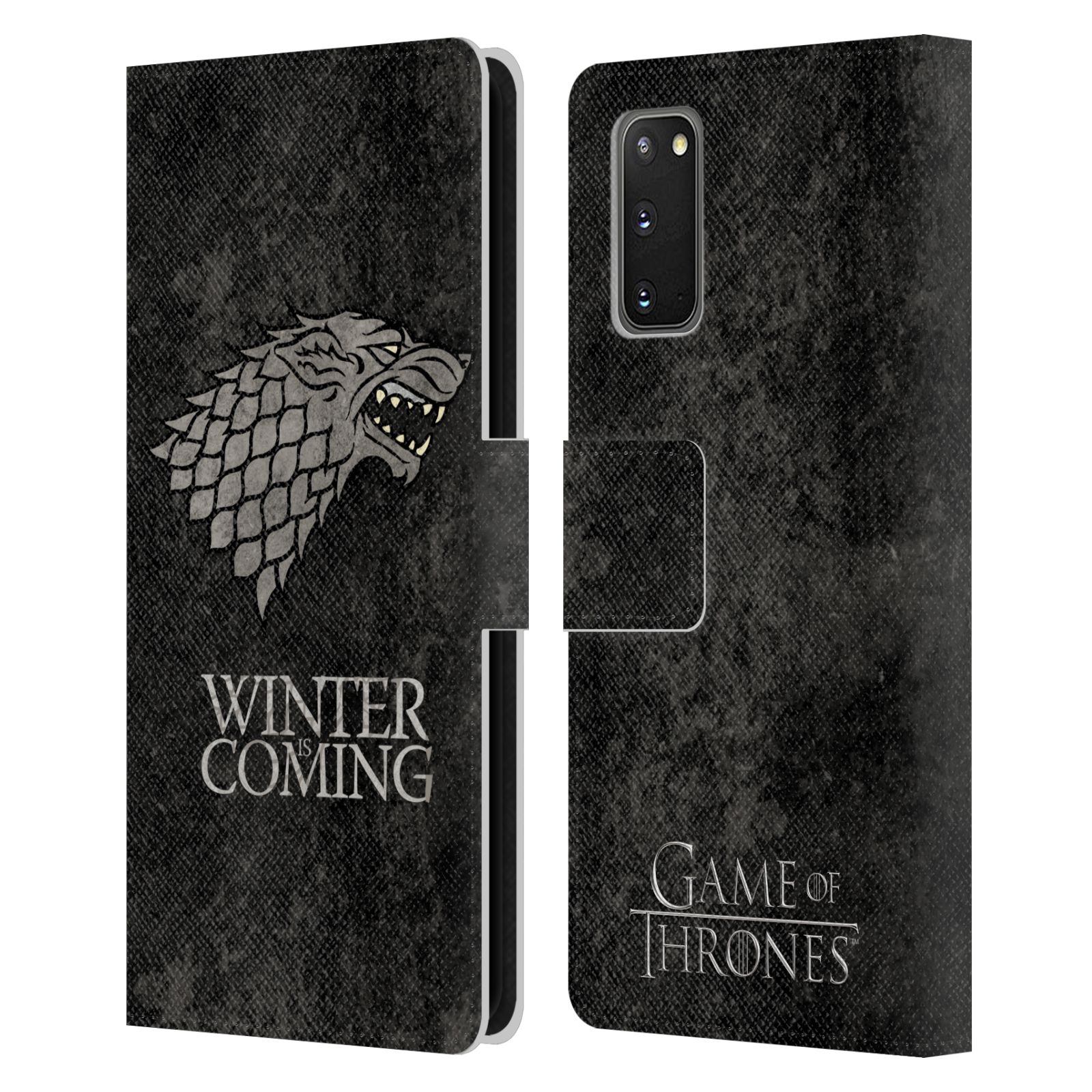 OFFICIAL HBO GAME OF THRONES DARK SIGILS LEATHER BOOK CASE FOR SAMSUNG PHONES 1 - Picture 14 of 16