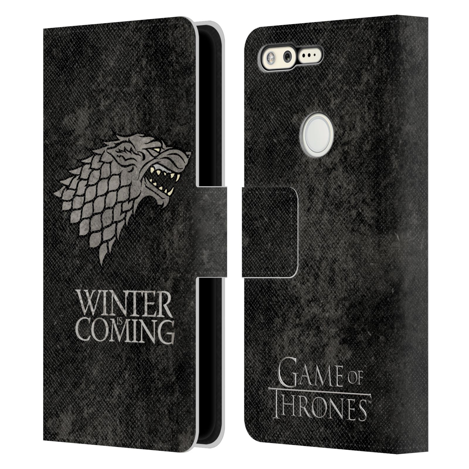 OFFICIAL HBO GAME OF THRONES DARK SIGILS LEATHER BOOK CASE FOR GOOGLE PHONES - Picture 14 of 16