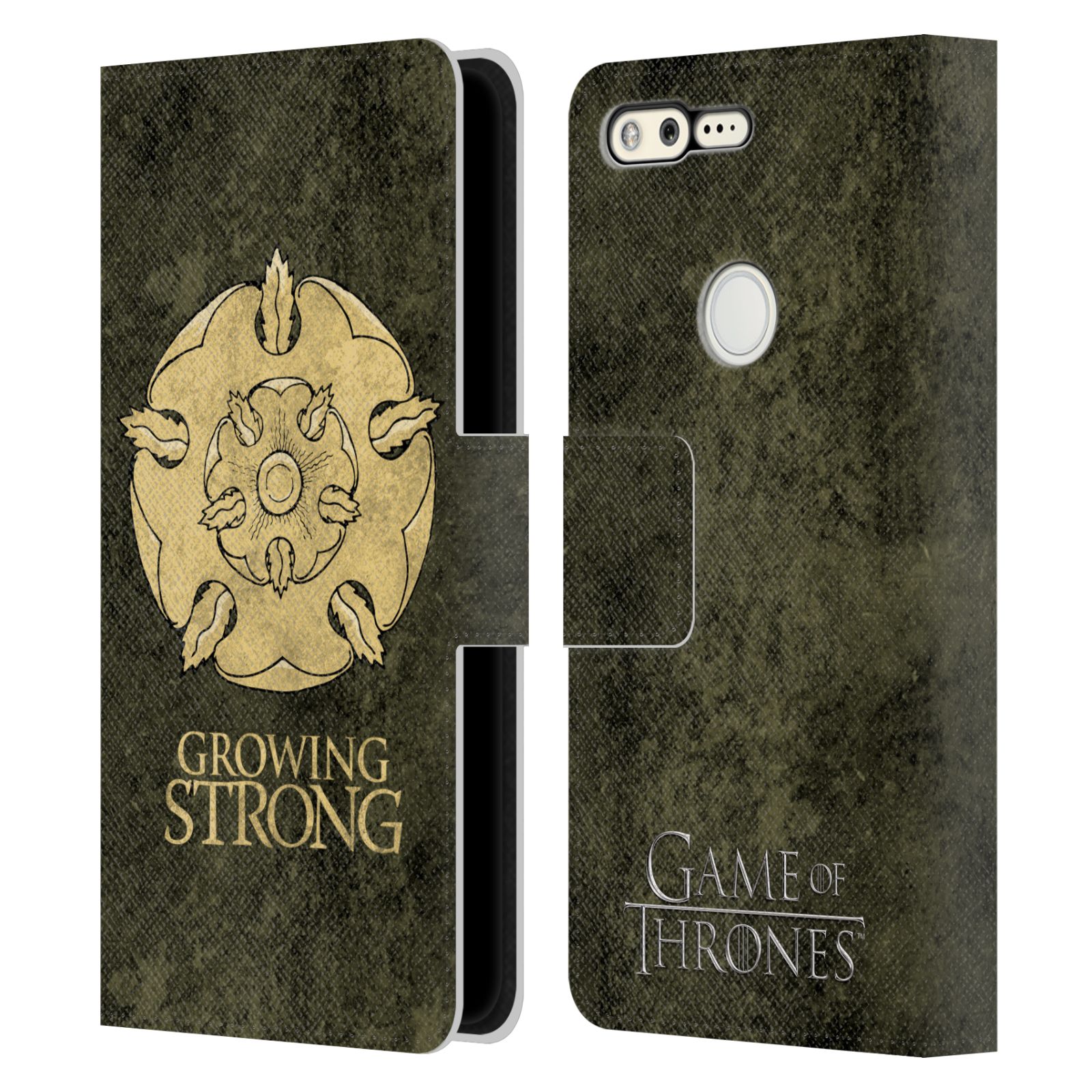 OFFICIAL HBO GAME OF THRONES DARK SIGILS LEATHER BOOK CASE FOR GOOGLE PHONES - Picture 16 of 16