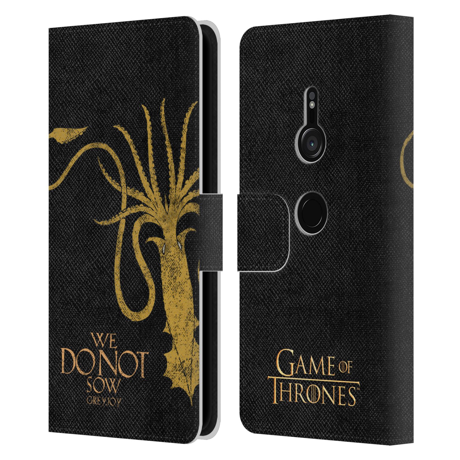 OFFICIAL HBO GAME OF THRONES HOUSE MOTTOS LEATHER BOOK CASE FOR SONY PHONES 1 - Picture 10 of 16